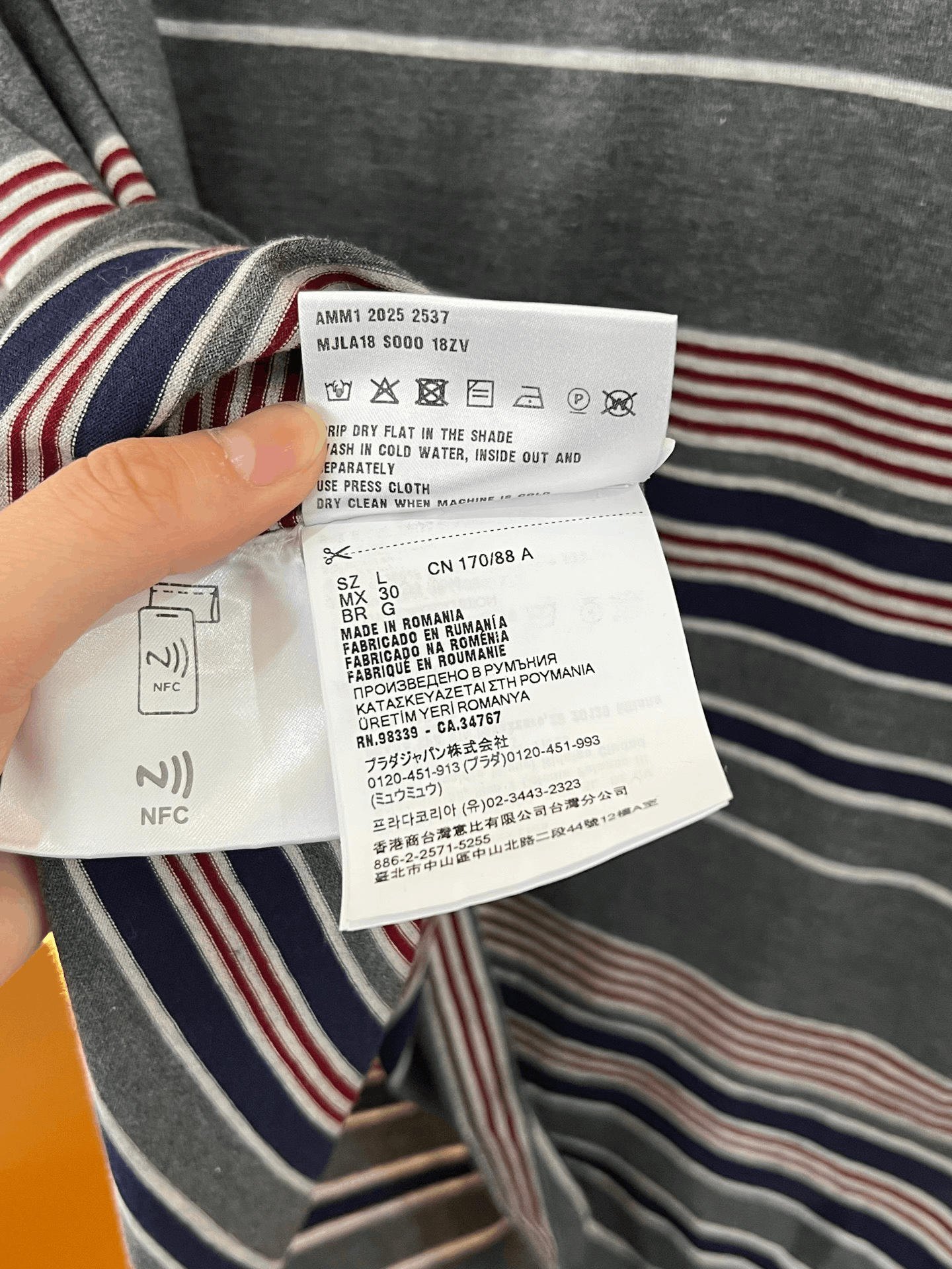 Miu Miu Miumiu Striped Sweatshirt Size L / US 10 / IT 46 - 5 Thumbnail