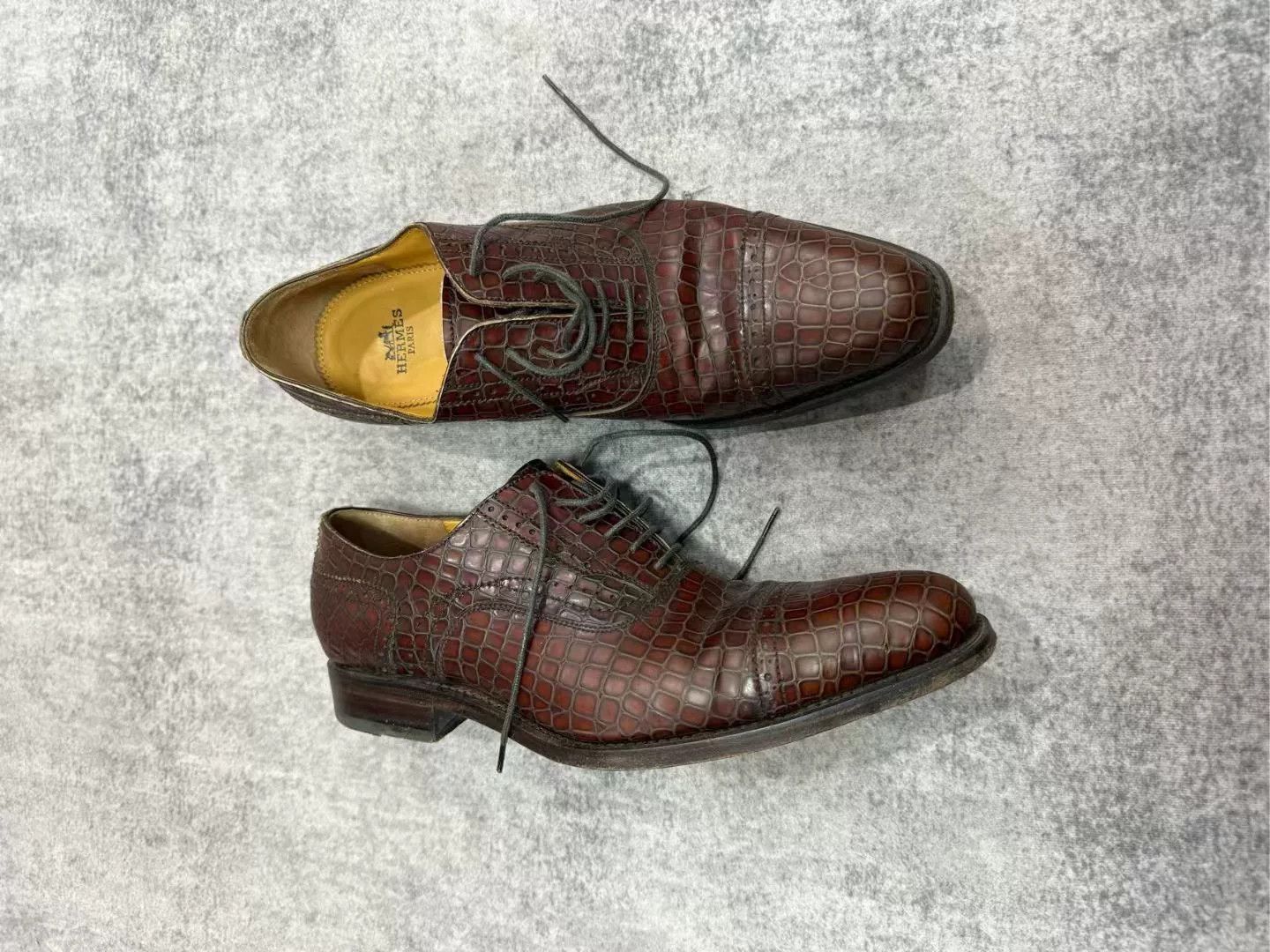 Hermes Hermes Crocodile Leather Shoes Size US 7 / EU 40 - 2 Thumbnail