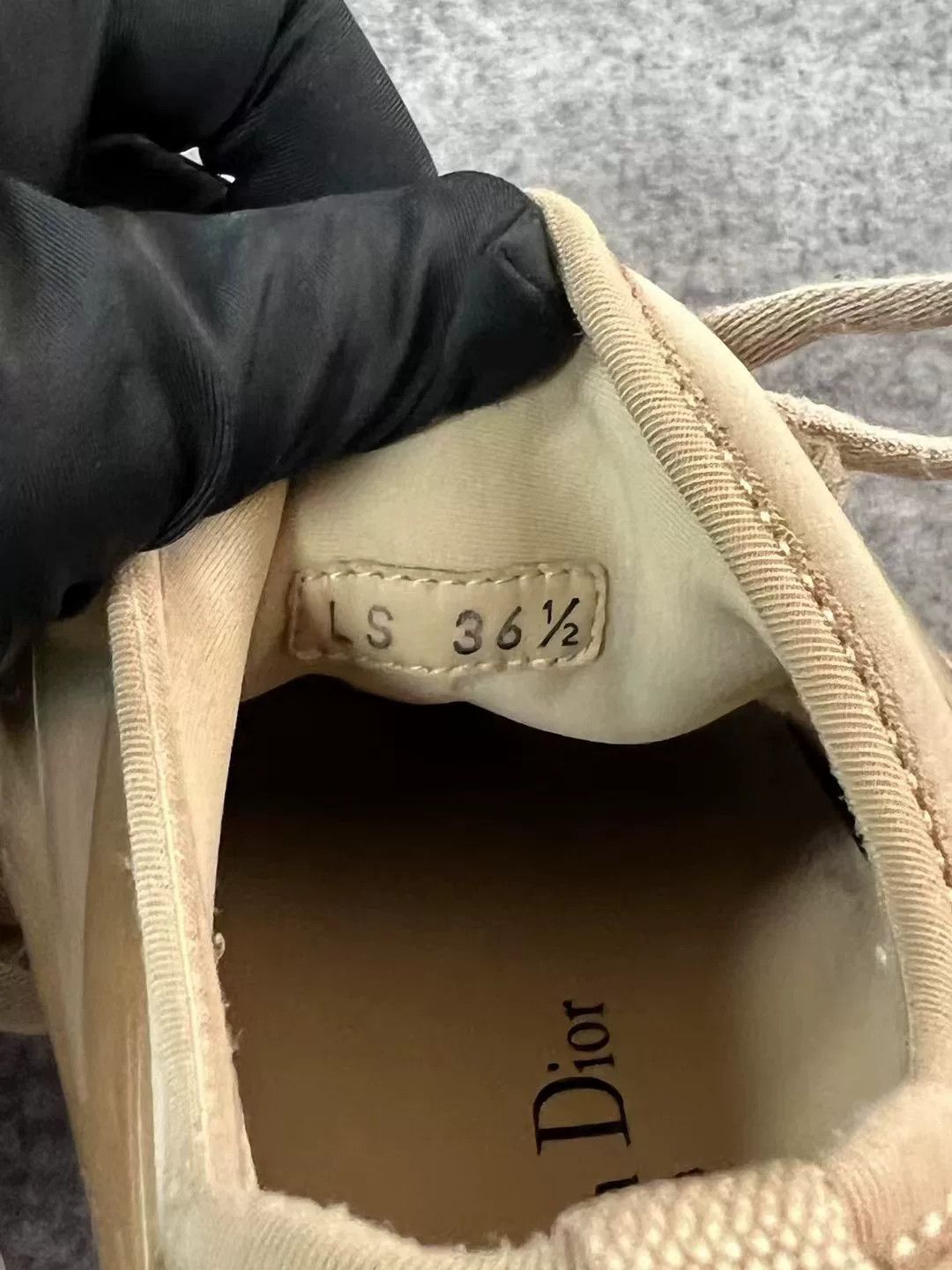 Dior Dior Khaki Dad Shoes Size US 5.5 / IT 35.5 - 6 Thumbnail