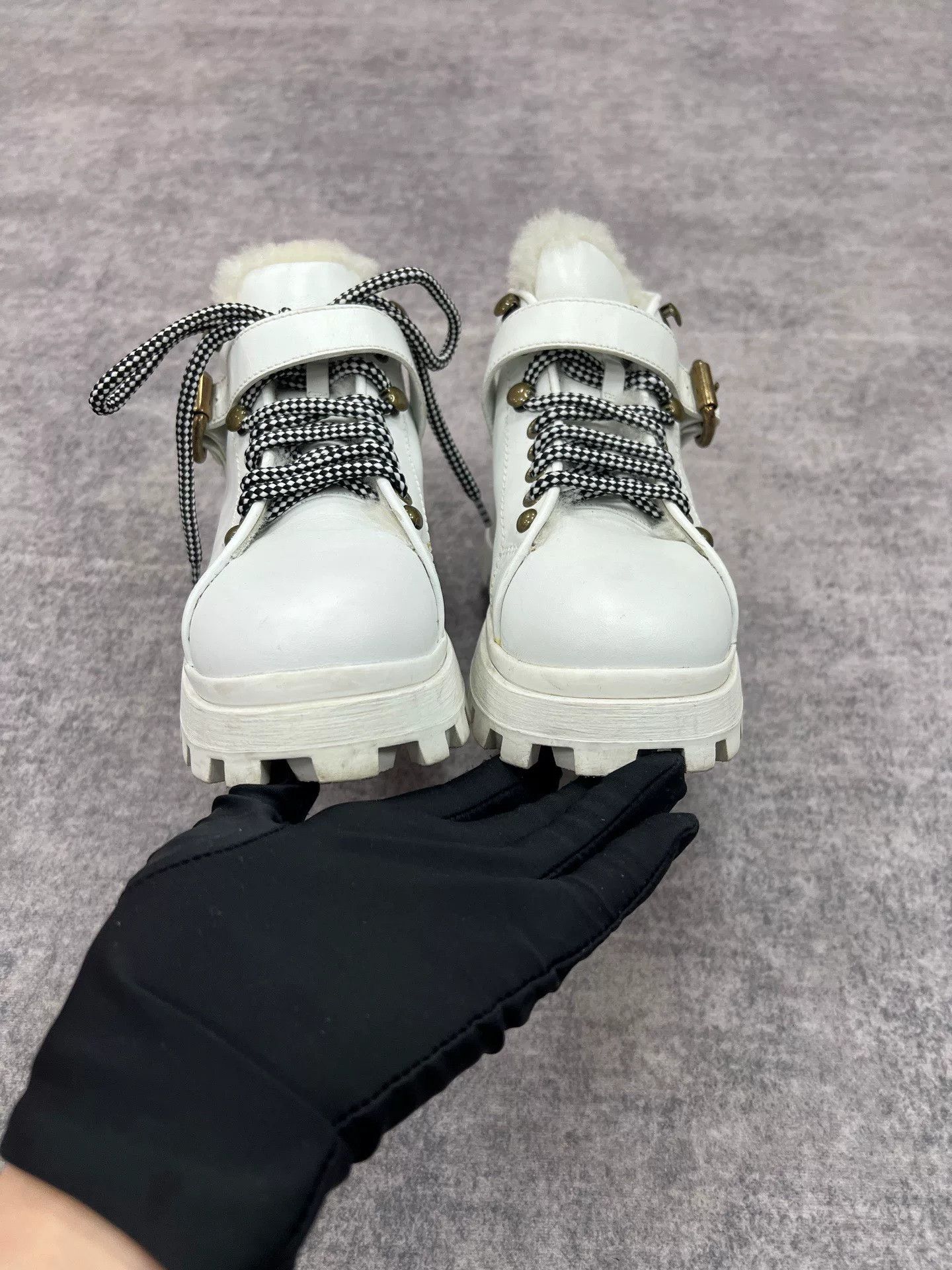 Miu Miu Miumiu Women's Snow Boots Size US 4 / IT 34 - 5 Thumbnail