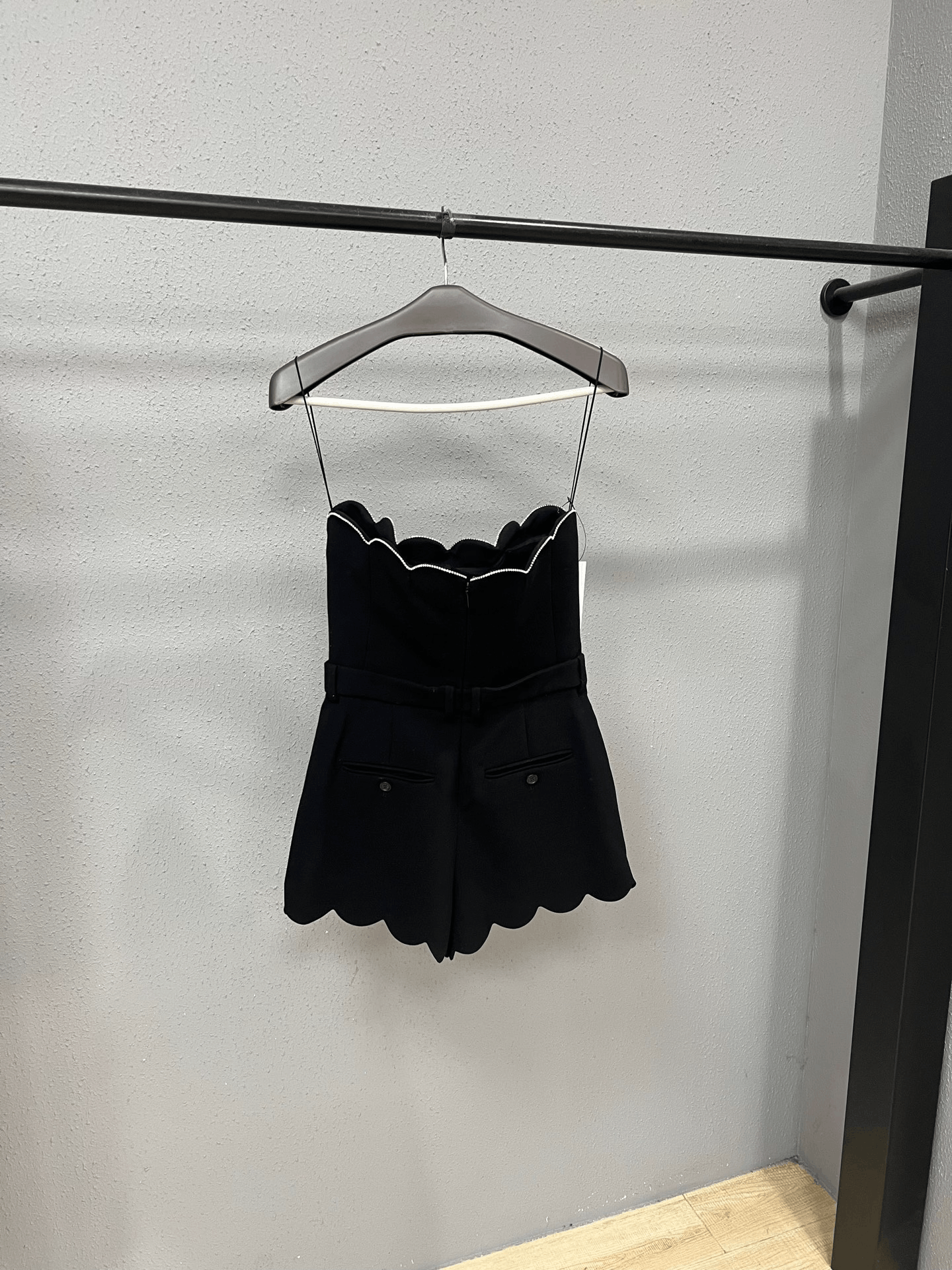 Saint Laurent Paris SLP Rhinestone Bandeau Jumpsuit Size S / US 4 / IT 40 - 2 Thumbnail