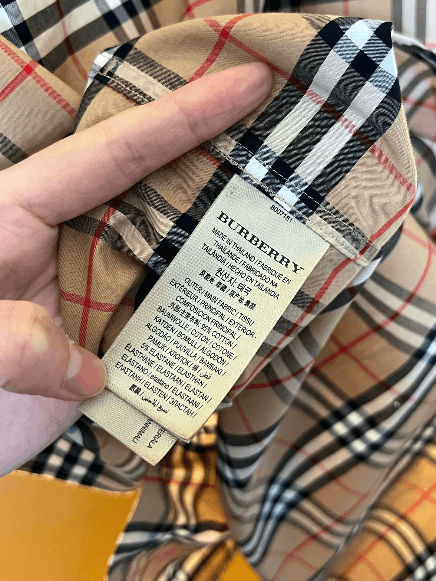 Burberry Burberry Plaid Shirt Size US XL / EU 56 / 4 - 3 Thumbnail