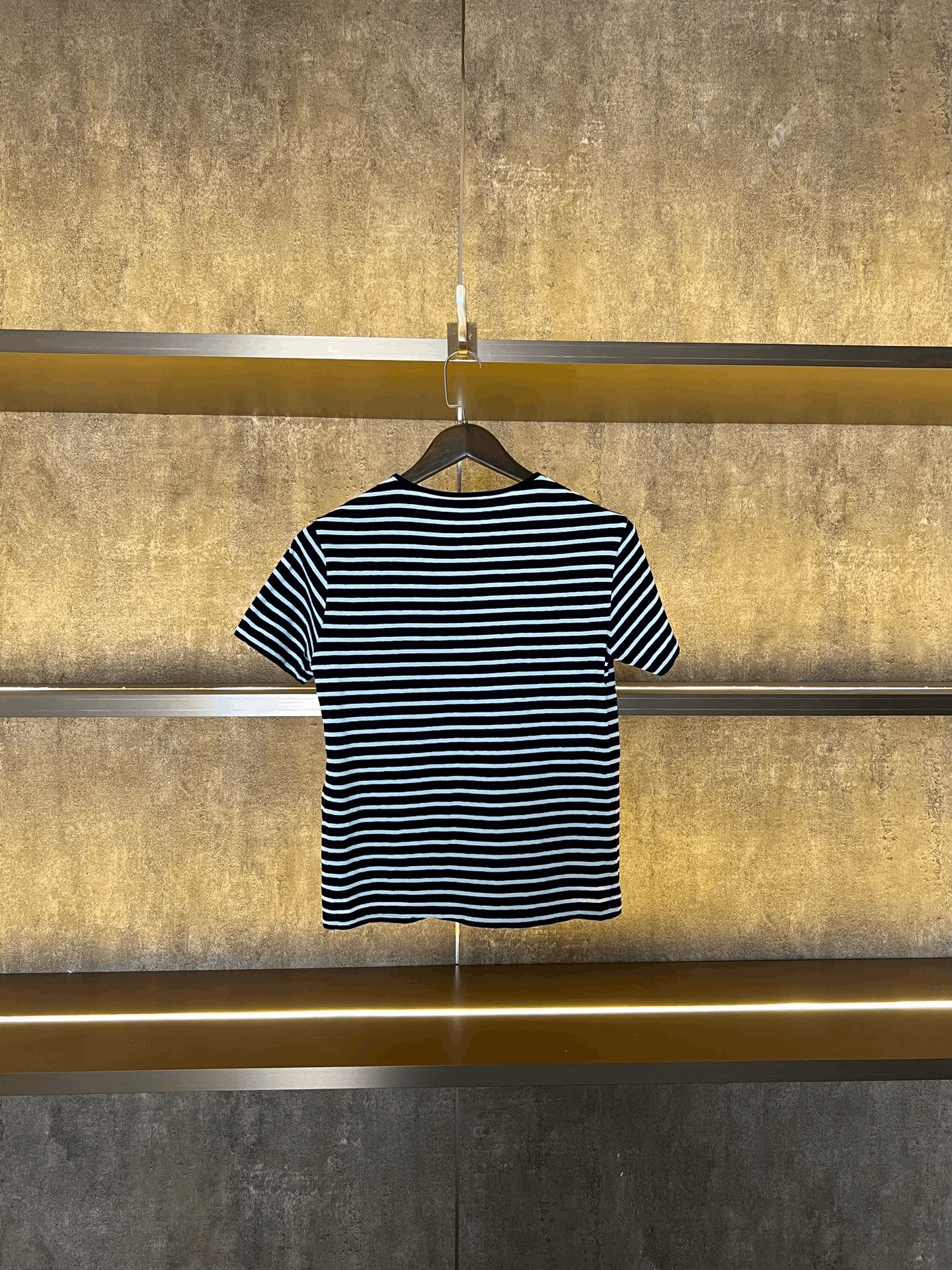 Saint Laurent Paris SLP Striped Short-Sleeve Top Size US S / EU 44-46 / 1 - 2 Thumbnail