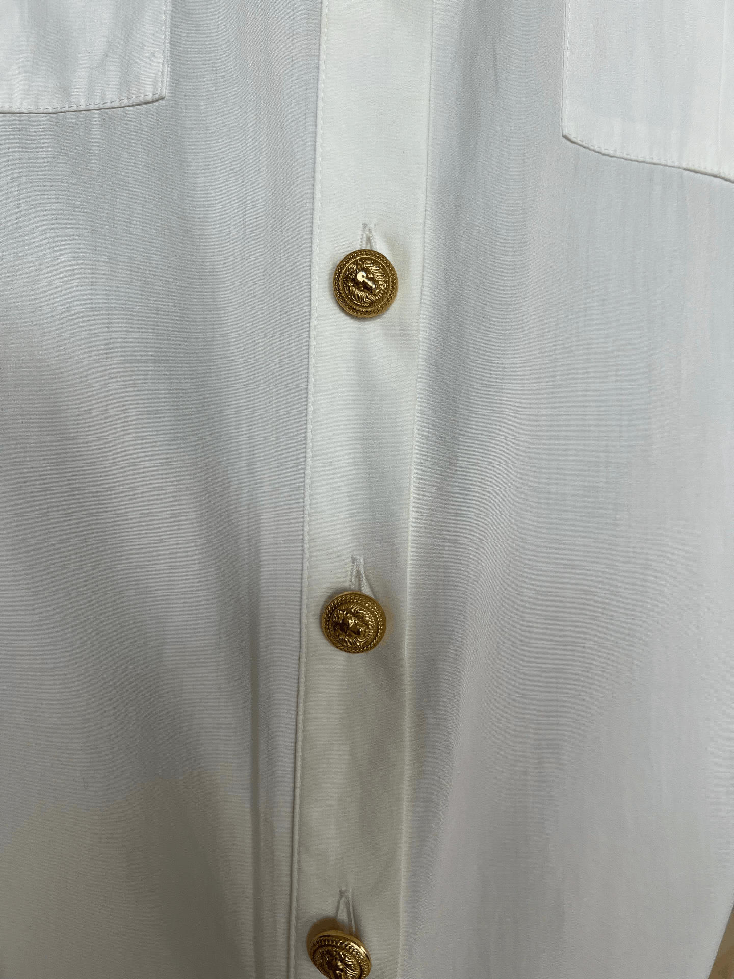 Balmain Balmain Gold Button Shirt Size XS / US 0-2 / IT 36-38 - 3 Thumbnail