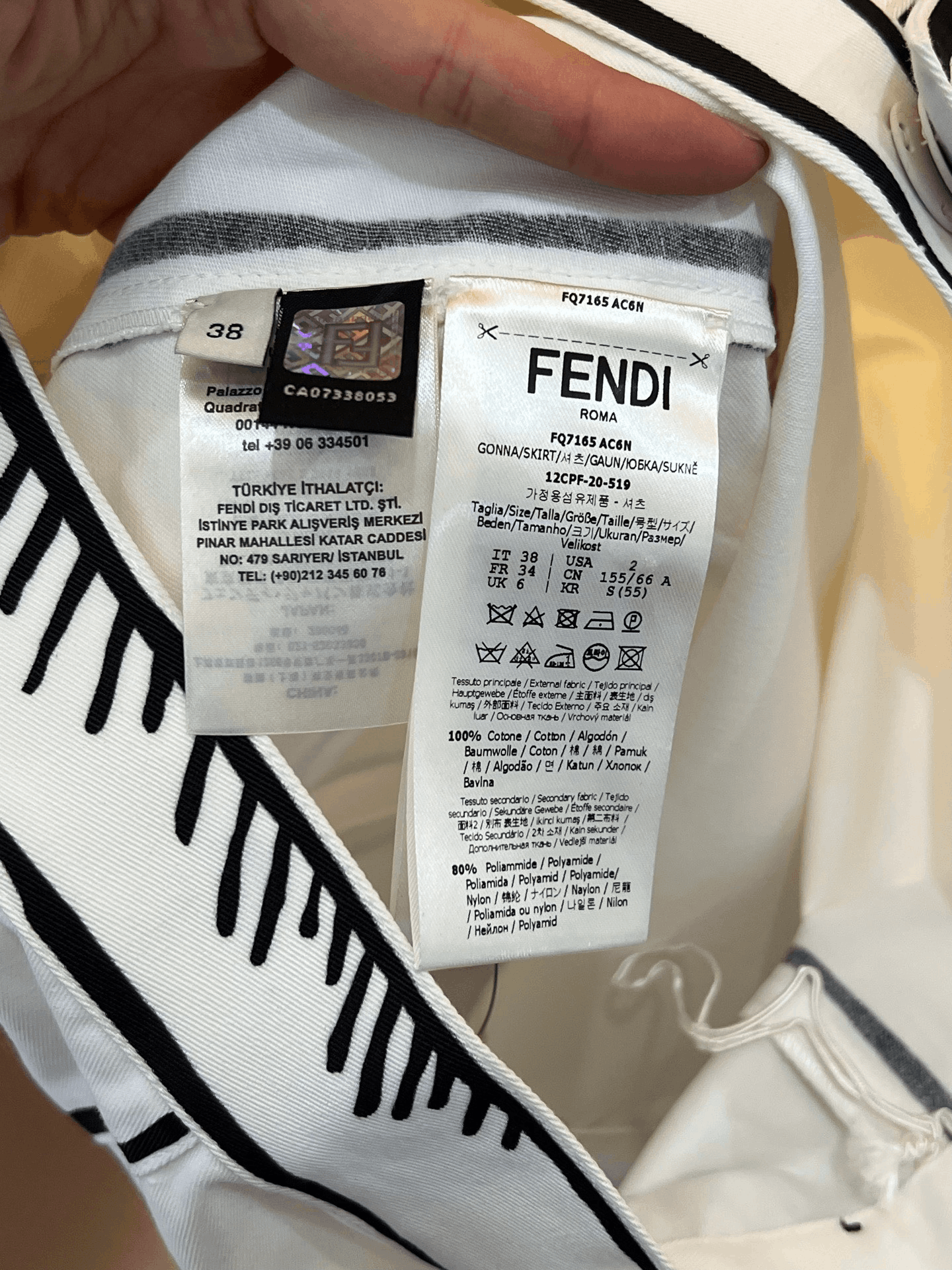 Fendi Fendi California Sky Skirt Size 38" / US 16 / IT 52 - 6 Thumbnail