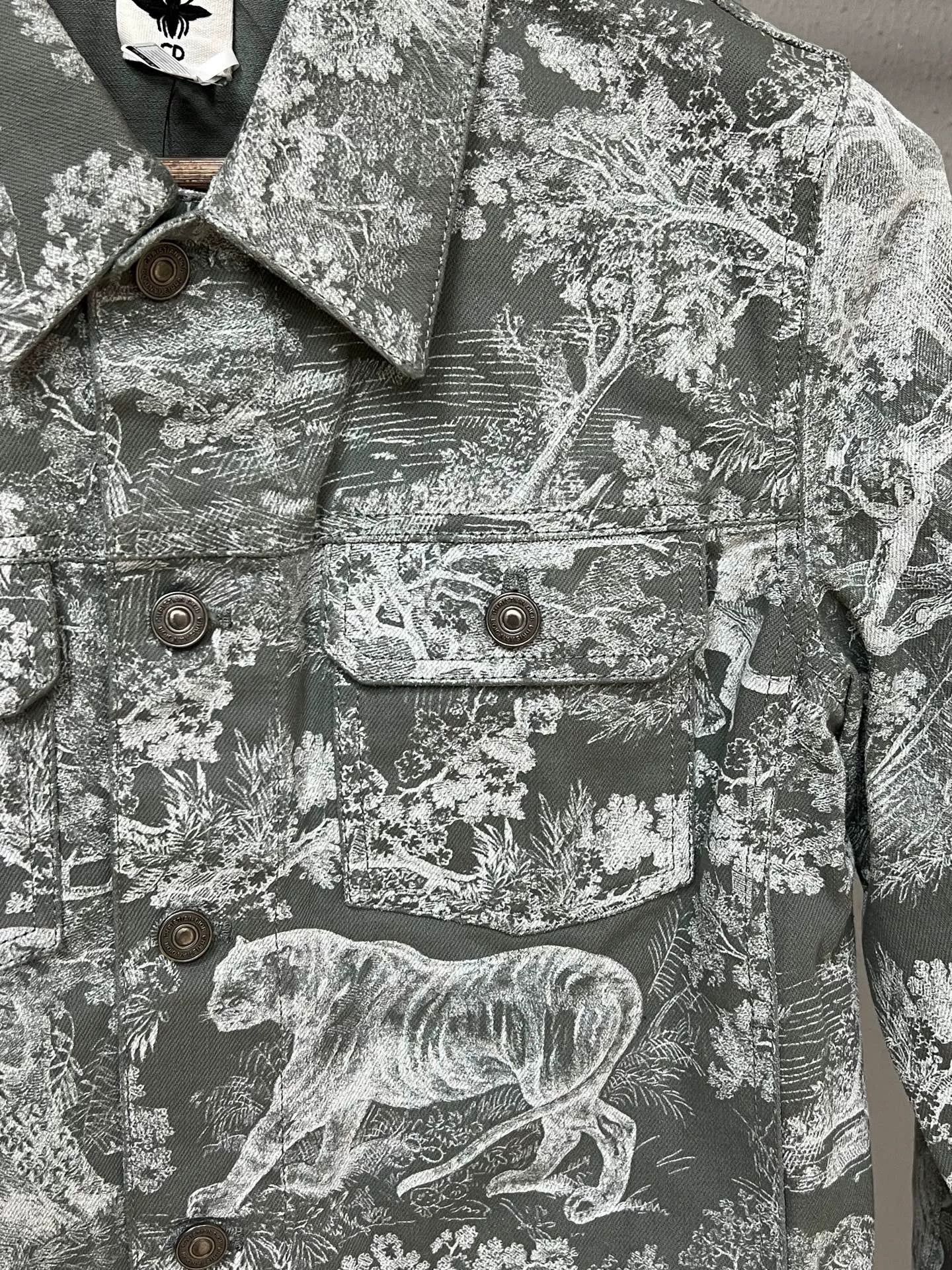 Dior Dior Ink Denim Jacket Size US XS / EU 42 / 0 - 4 Thumbnail