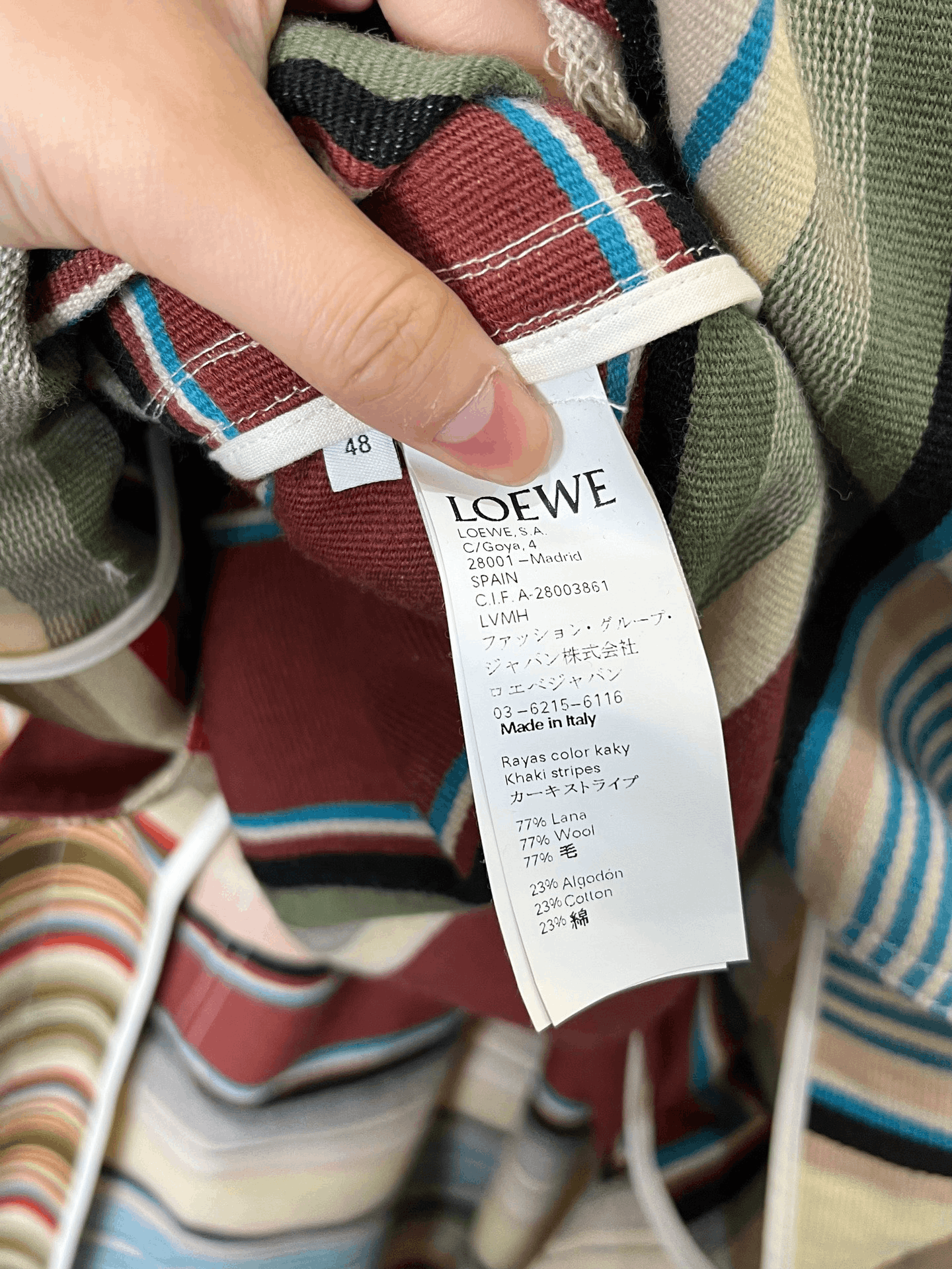 Loewe Loewe Color-Block Coat Size US M / EU 48-50 / 2 - 4 Thumbnail