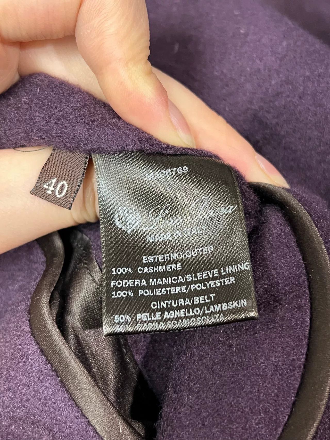 Loro Piana Loro Piana Cashmere Coat Size US XXS / EU 40 - 4 Thumbnail