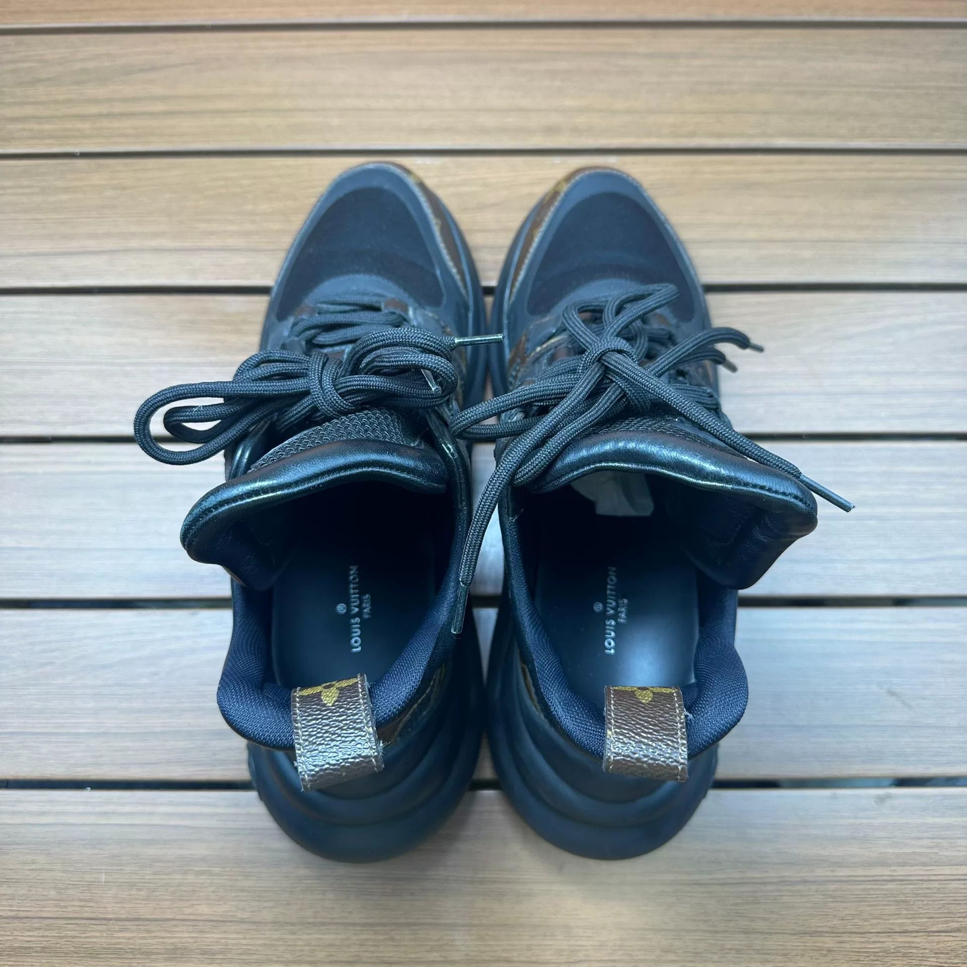 Louis Vuitton Louis Vuitton Printed Brown Lowtop Sneakers it_37 Women Size US 7 / IT 37 - 5 Thumbnail