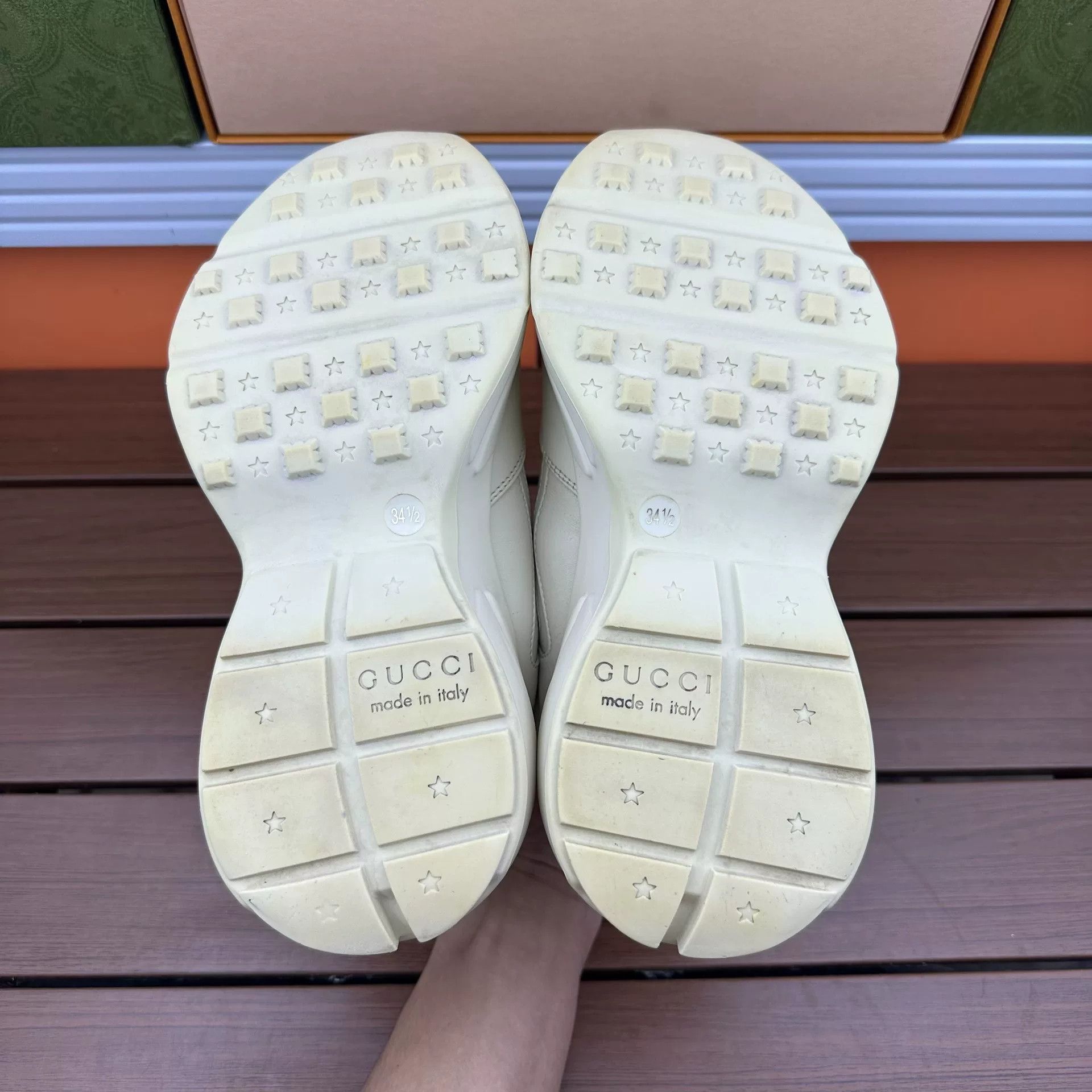 Gucci Gucci Printed Lowtop Sneakers it_34-5 Women Size US 4.5 / IT 34.5 - 7 Thumbnail