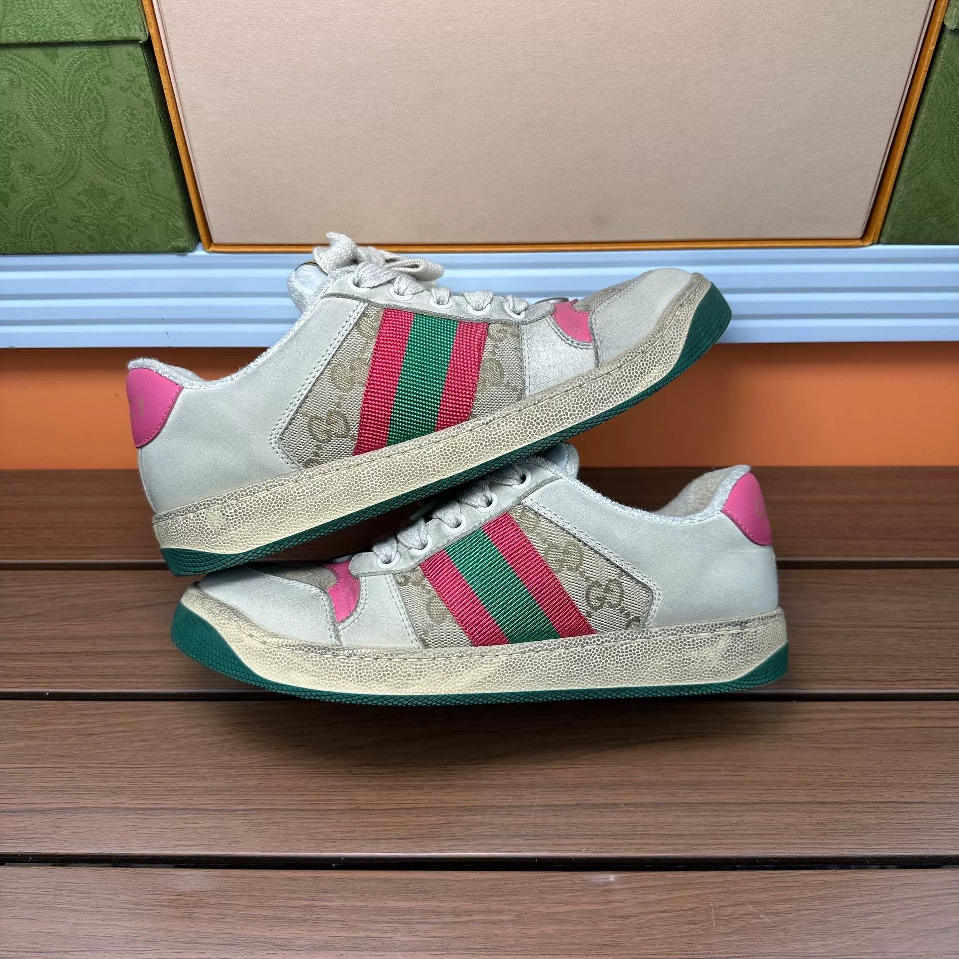 Gucci Gucci Lowtop Sneakers it_35-5 Women Size US 5.5 / IT 35.5 - 3 Thumbnail