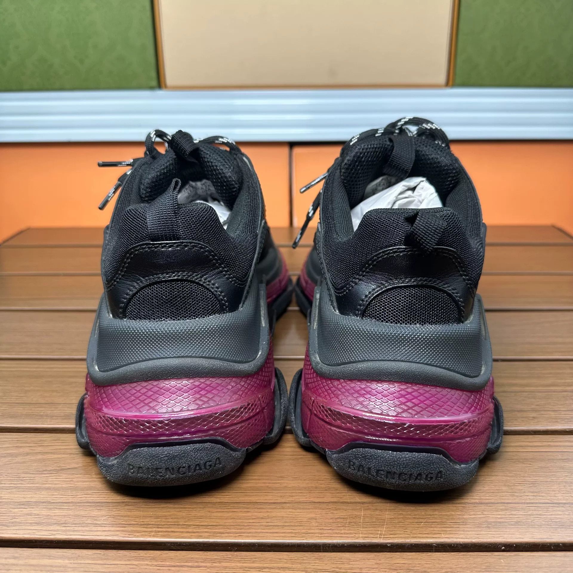 Balenciaga Balenciaga Purple Lowtop Sneakers it_38 Women Size US 8 / IT 38 - 6 Thumbnail