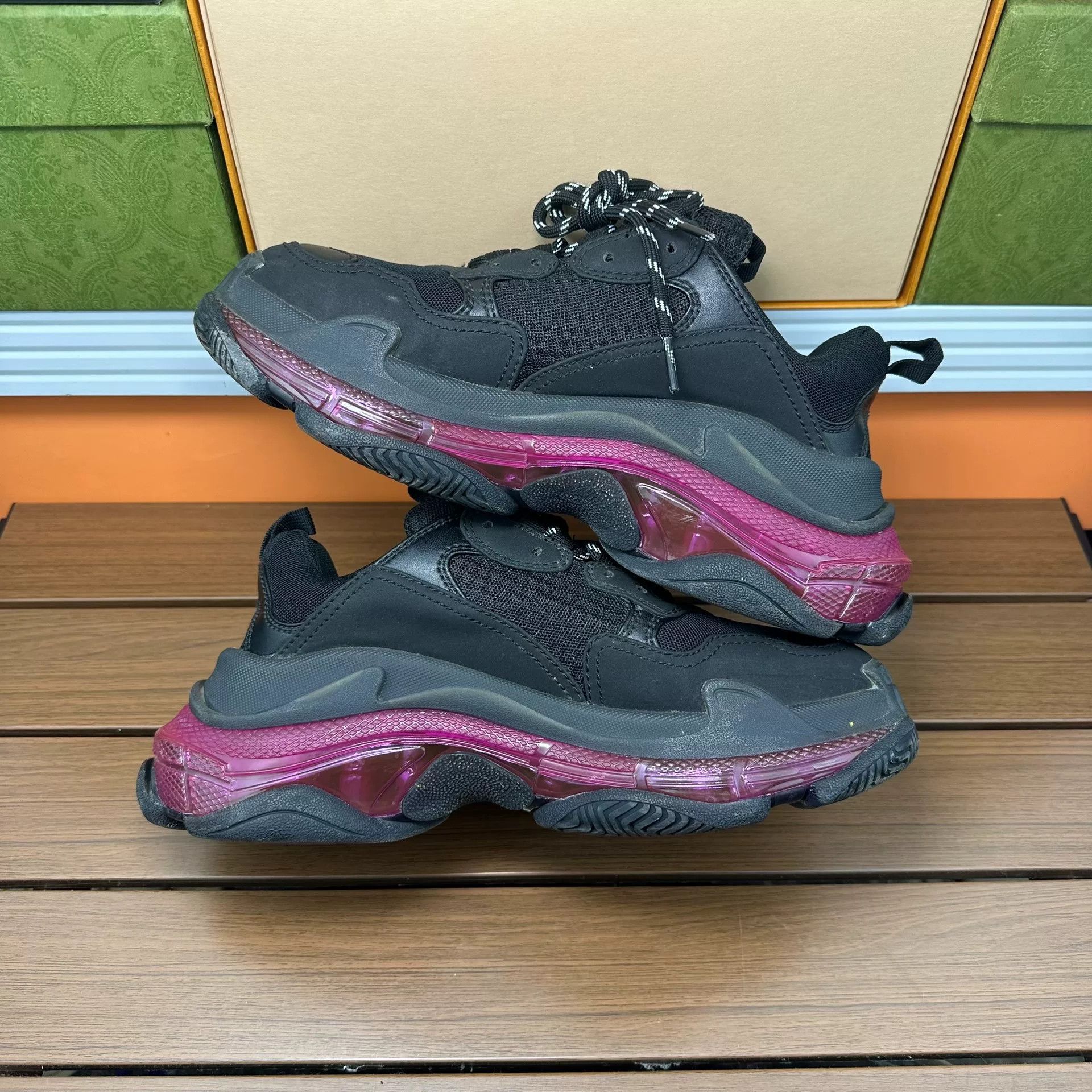Balenciaga Balenciaga Purple Lowtop Sneakers it_38 Women Size US 8 / IT 38 - 5 Thumbnail