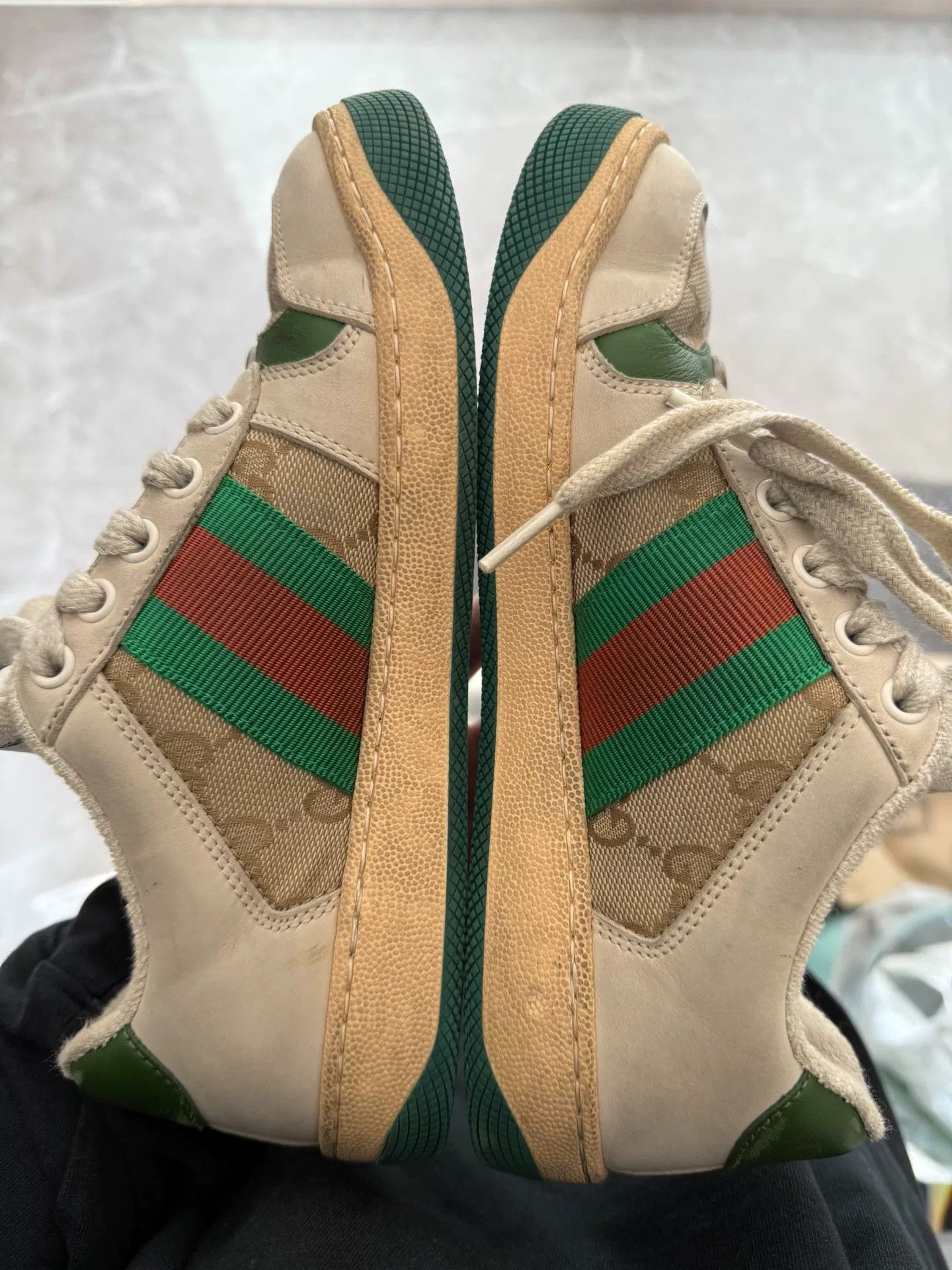 Gucci Gucci Green Lowtop Sneakers it_35-5 Women Size US 5.5 / IT 35.5 - 2 Thumbnail