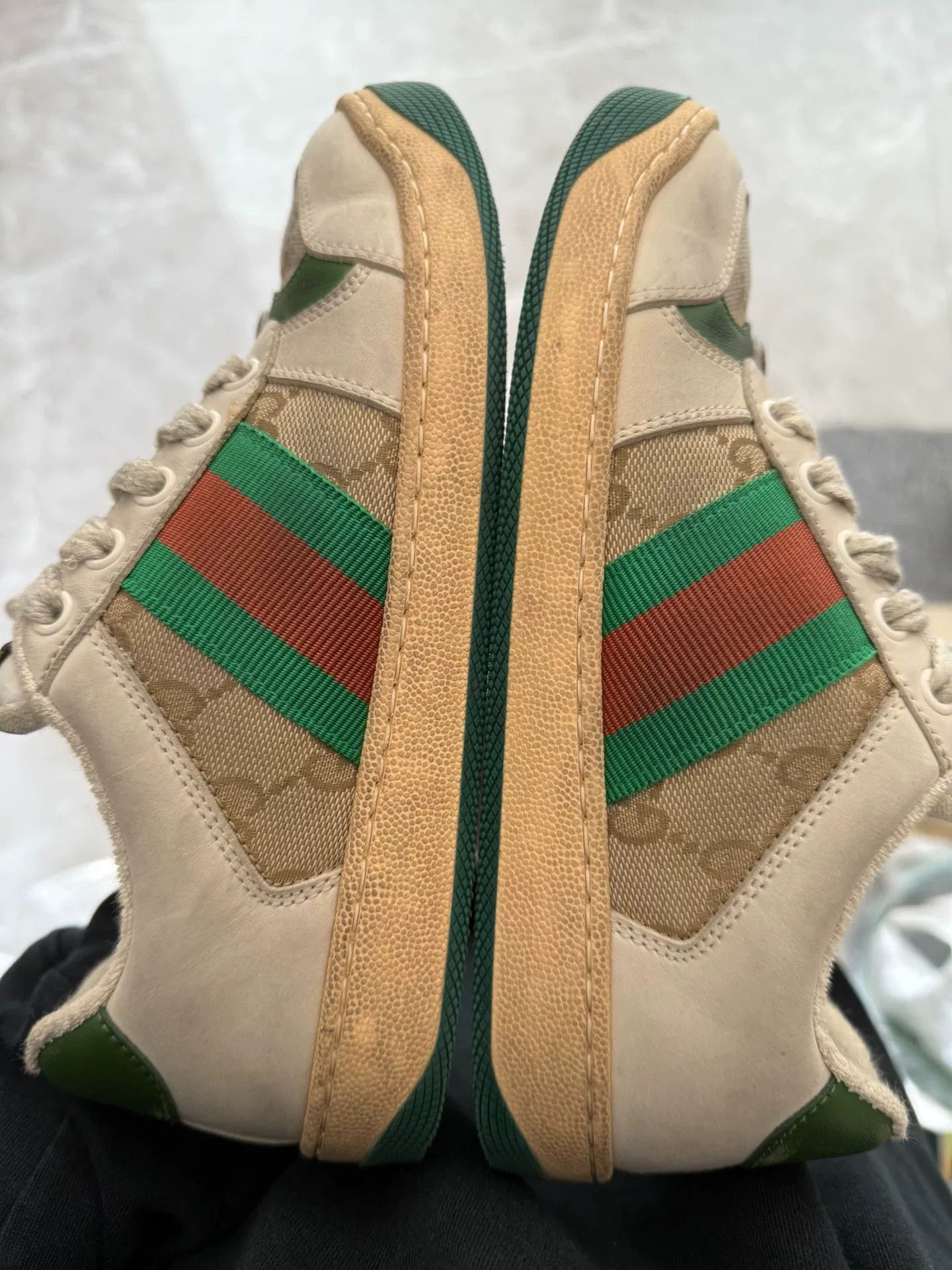 Gucci Gucci Green Lowtop Sneakers it_35-5 Women Size US 5.5 / IT 35.5 - 3 Thumbnail