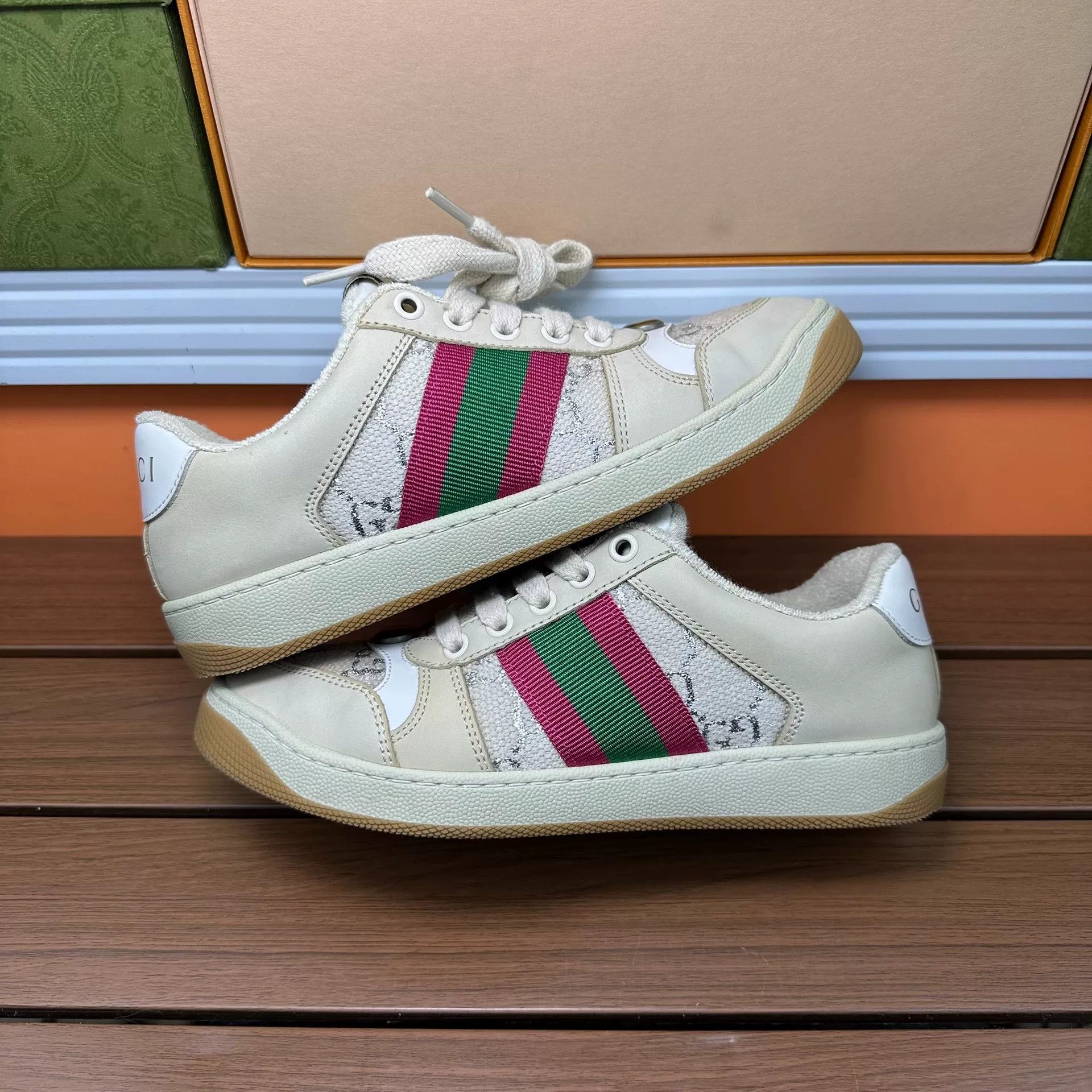 Gucci Gucci Lowtop Sneakers it_35-5 Women Size US 5.5 / IT 35.5 - 3 Thumbnail