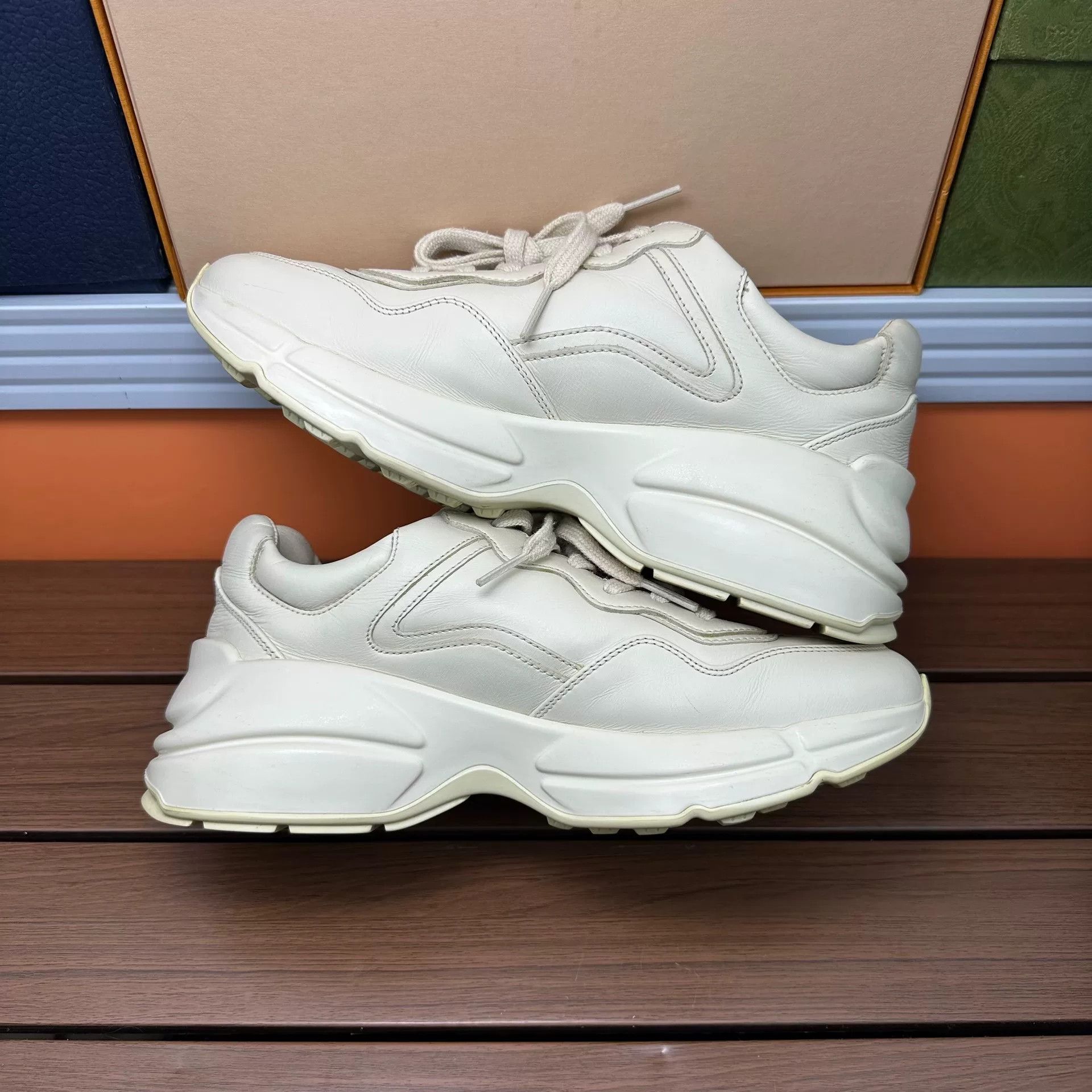 Gucci Gucci White Lowtop Sneakers it_37 Women Size US 7 / IT 37 - 3 Thumbnail