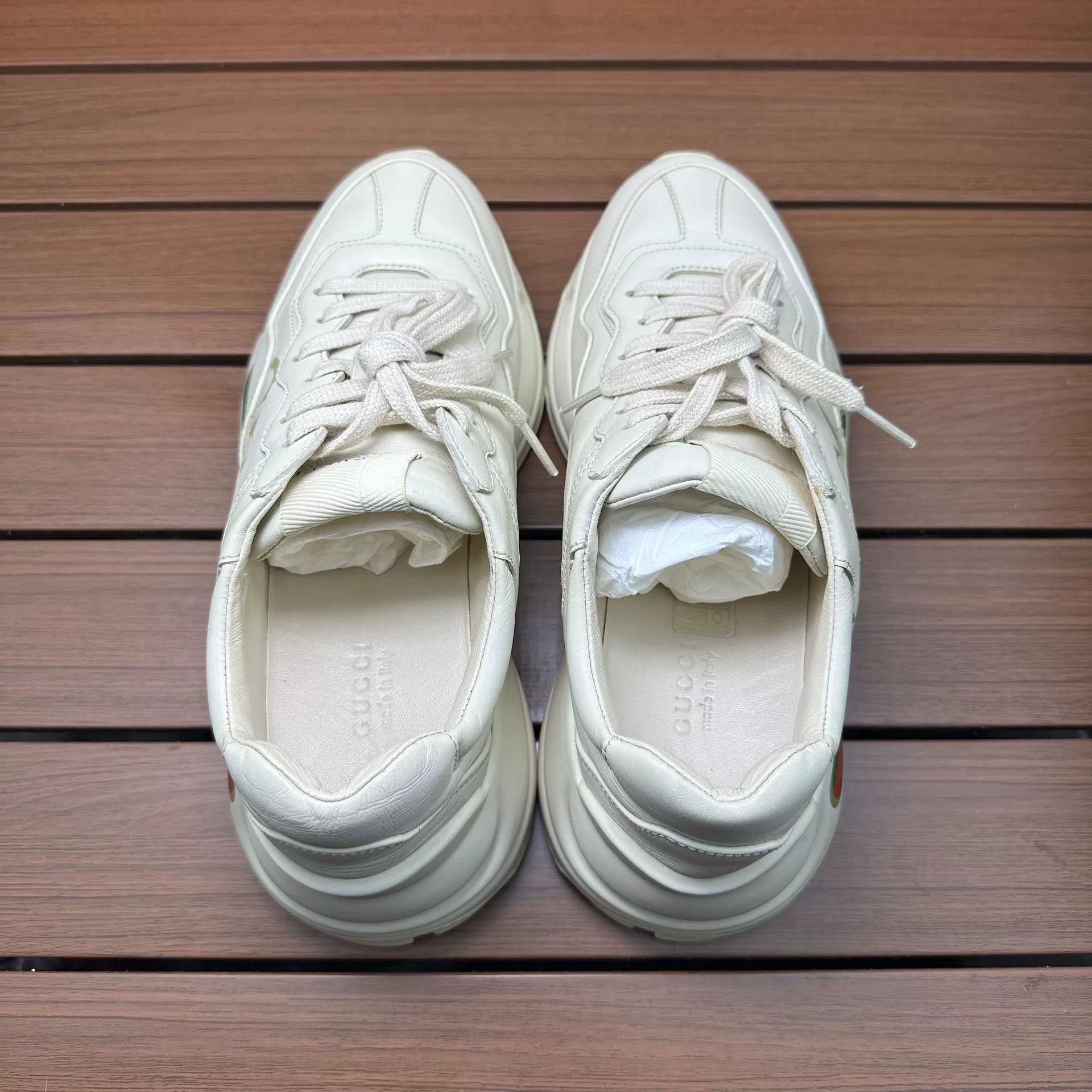 Gucci Gucci White Lowtop Sneakers it_37 Women Size US 7 / IT 37 - 5 Thumbnail