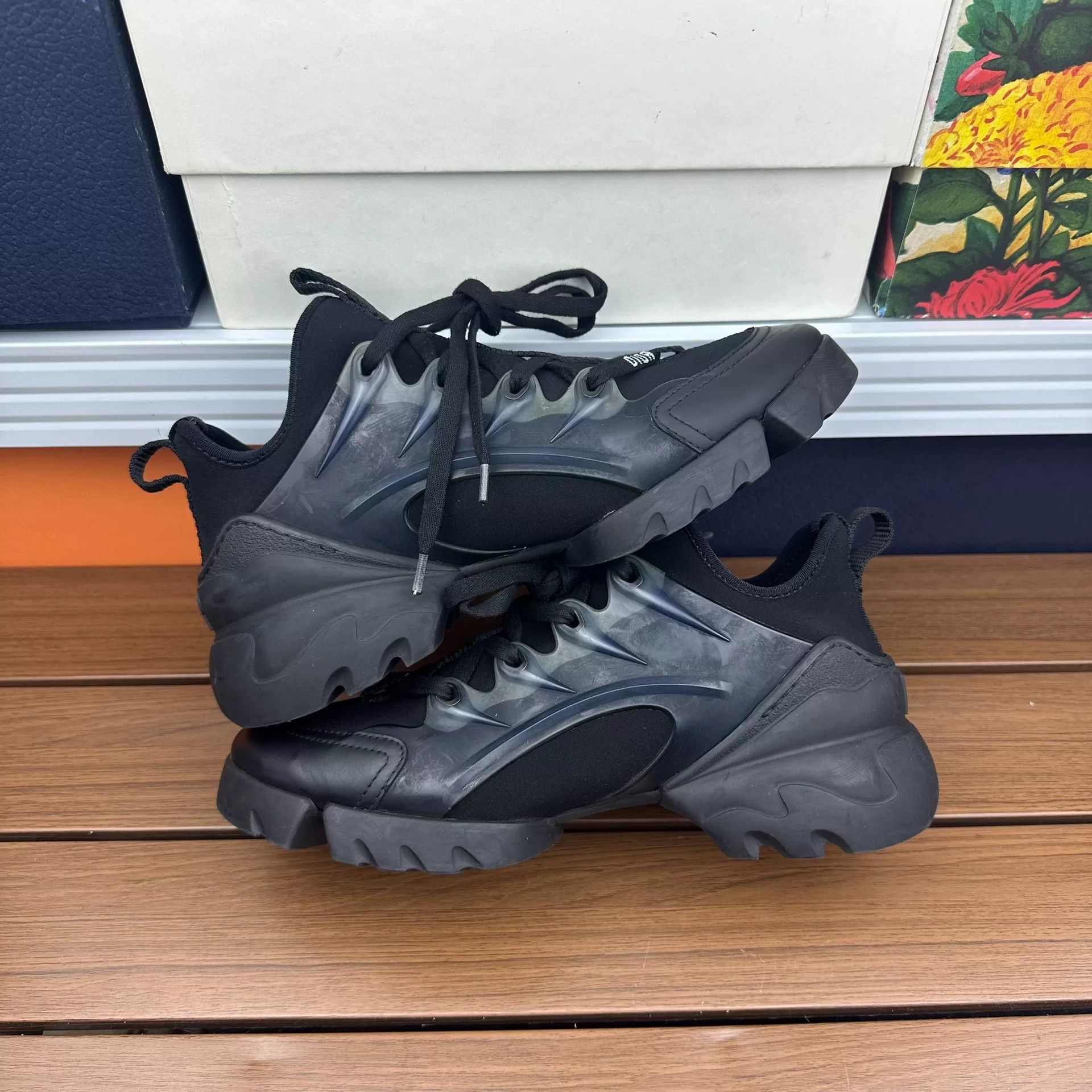 Dior Dior Casual Black Lowtop Sneakers it_35 Women Size US 5 / IT 35 - 2 Thumbnail