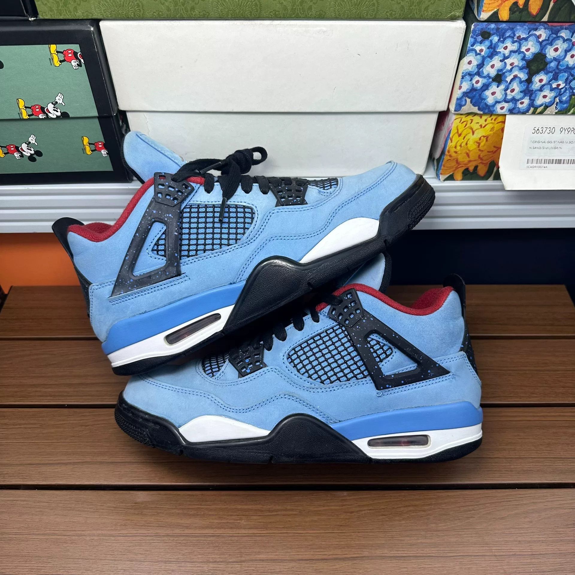 Nike Nike AJ4 Collab Blue Lowtop Sneakers 9 Men Size US 9 / EU 42 - 2 Thumbnail