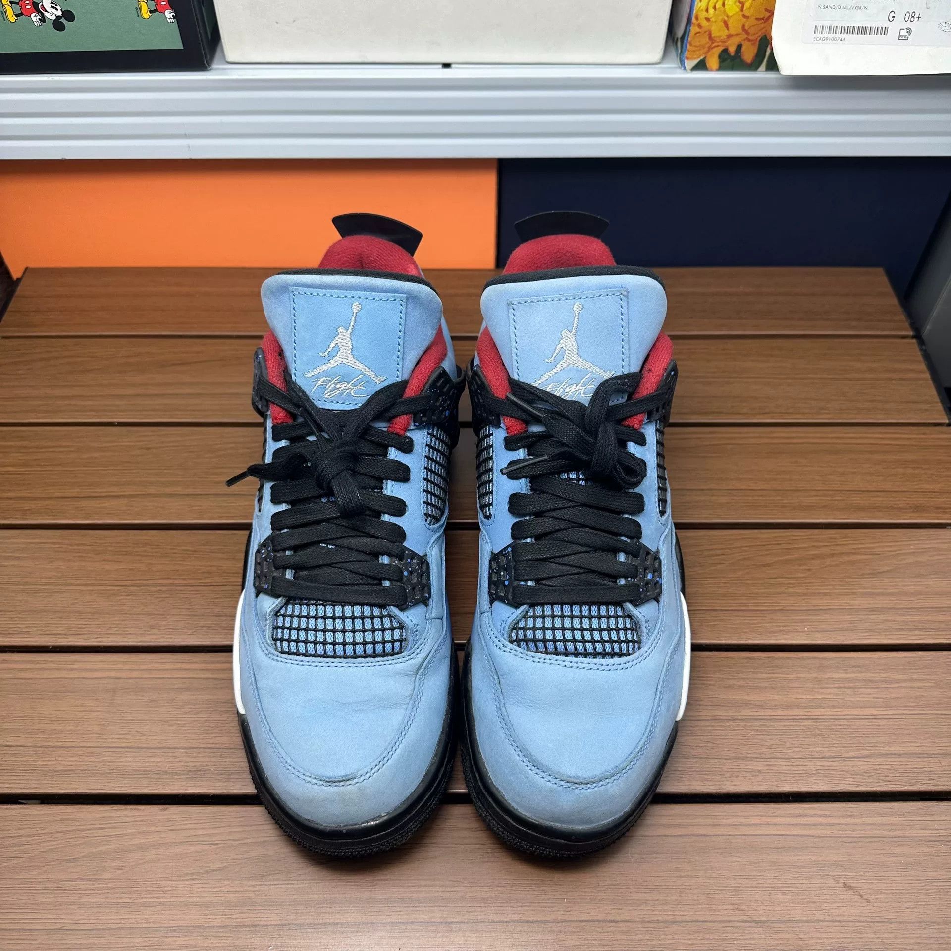 Nike Nike AJ4 Collab Blue Lowtop Sneakers 9 Men Size US 9 / EU 42 - 4 Thumbnail
