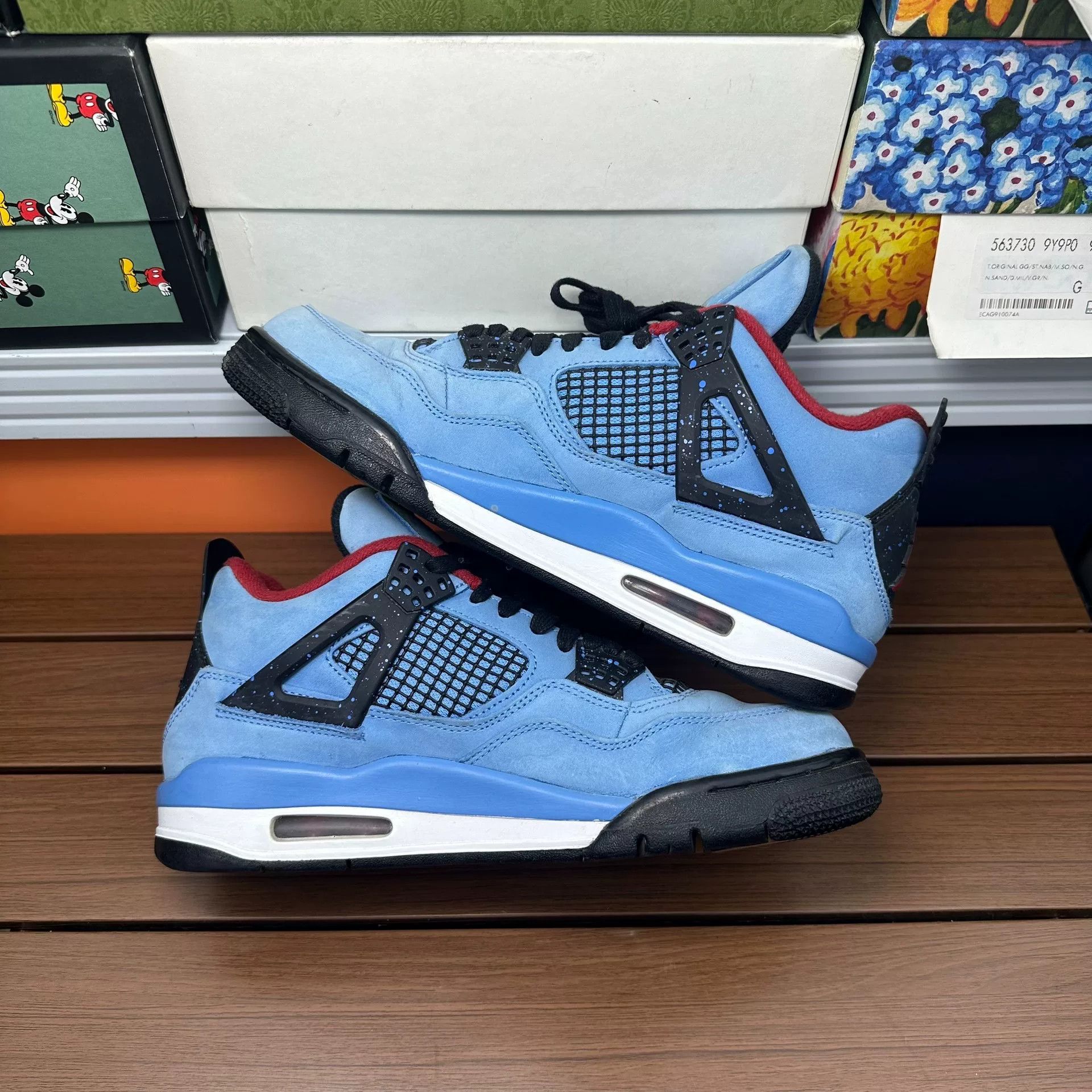 Nike Nike AJ4 Collab Blue Lowtop Sneakers 9 Men Size US 9 / EU 42 - 3 Thumbnail