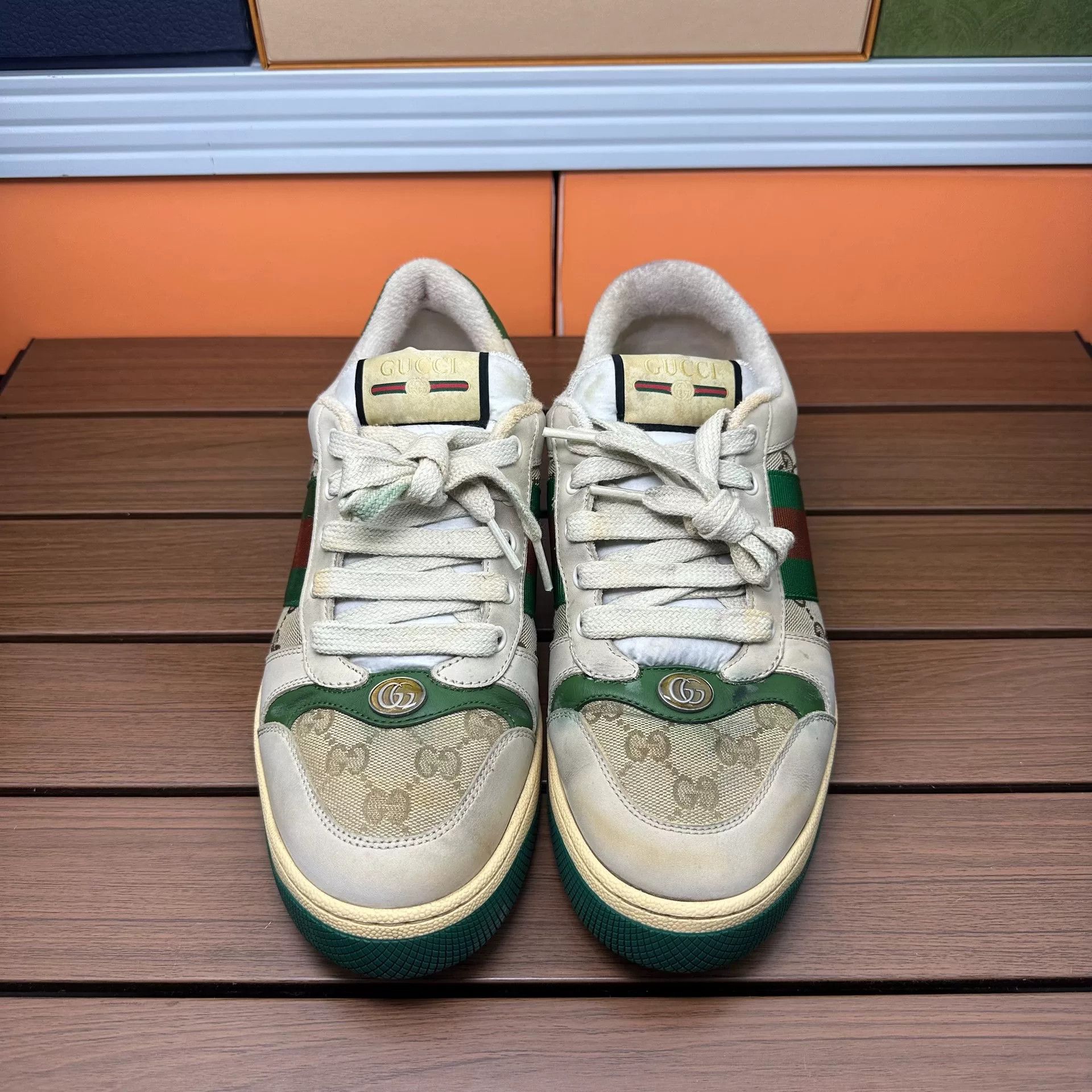 Gucci Gucci Distressed Lowtop Sneakers 9 Men Size US 9 / EU 42 - 4 Thumbnail