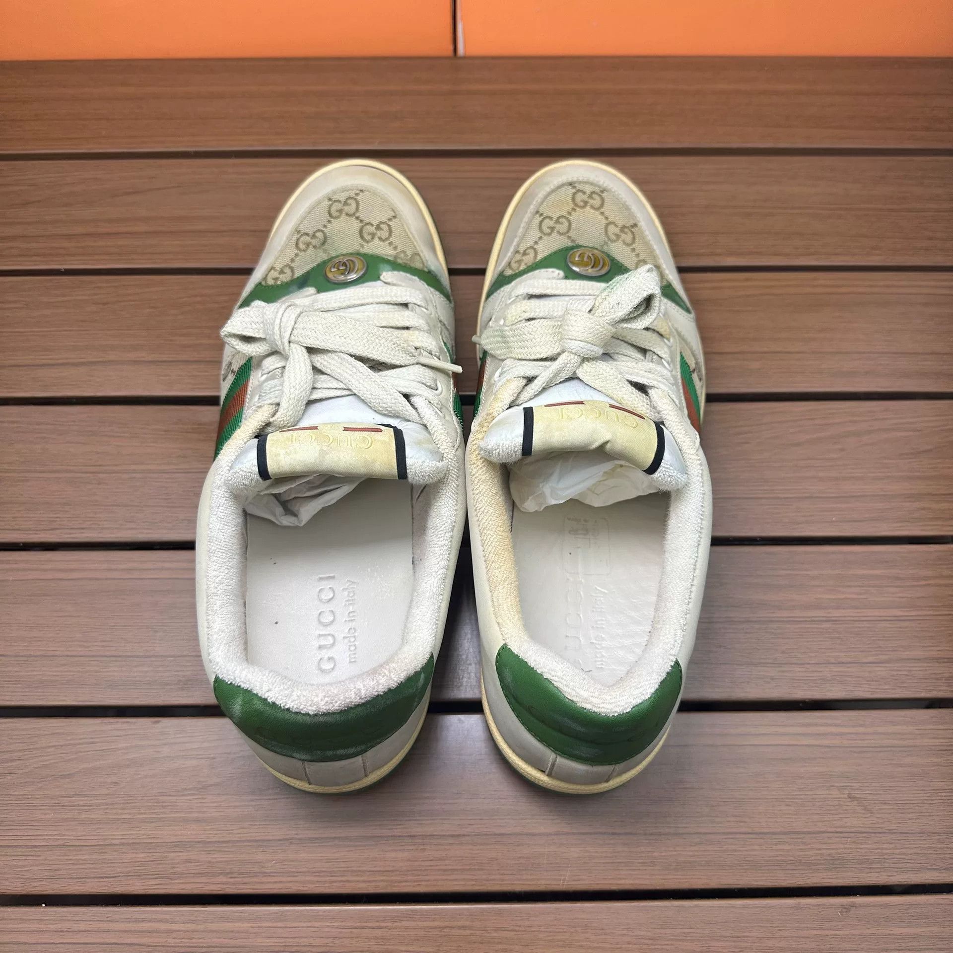 Gucci Gucci Distressed Lowtop Sneakers 9 Men Size US 9 / EU 42 - 5 Thumbnail