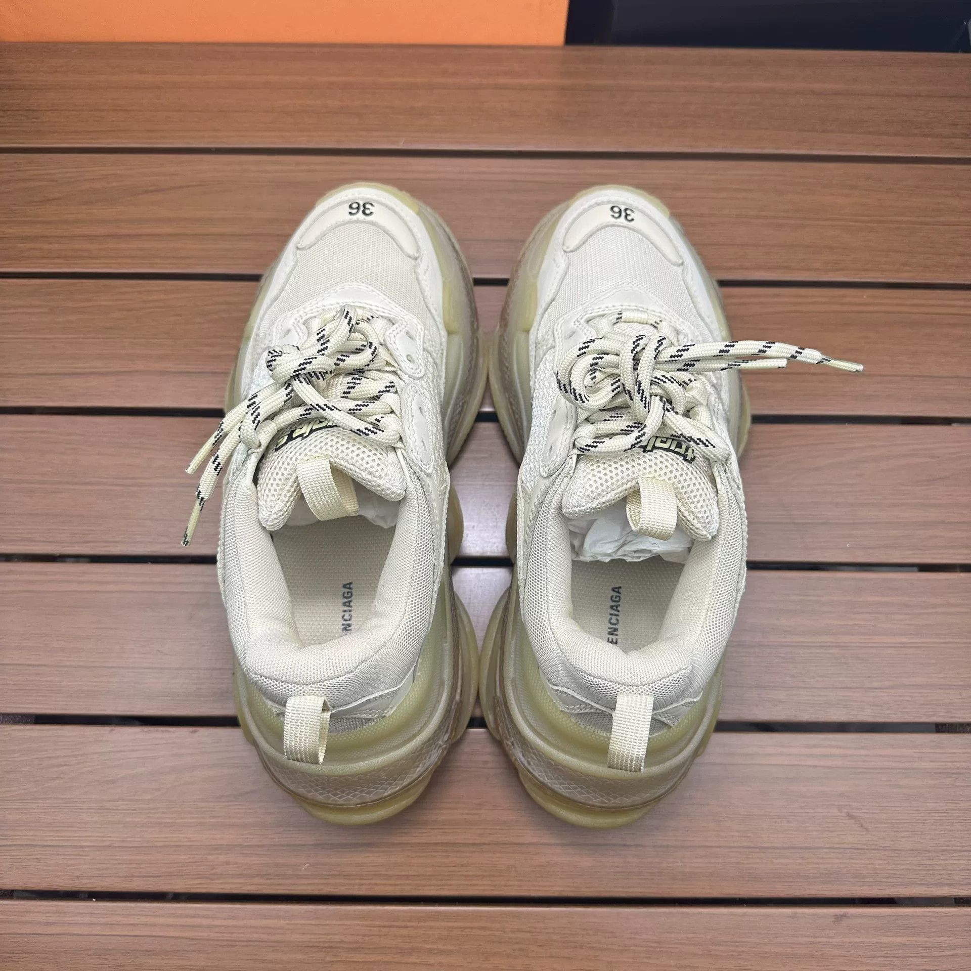 Balenciaga Balenciaga White Lowtop Sneakers it_36 Women Size US 6 / IT 36 - 5 Thumbnail