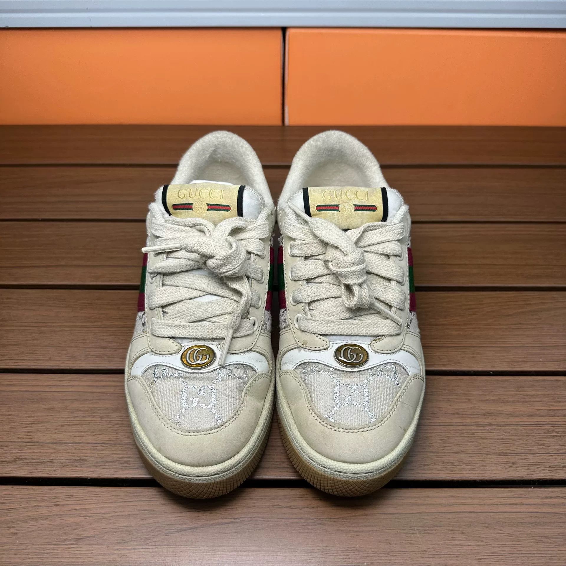 Gucci Gucci Pink Lowtop Sneakers it_34 Women Size US 4 / IT 34 - 4 Thumbnail