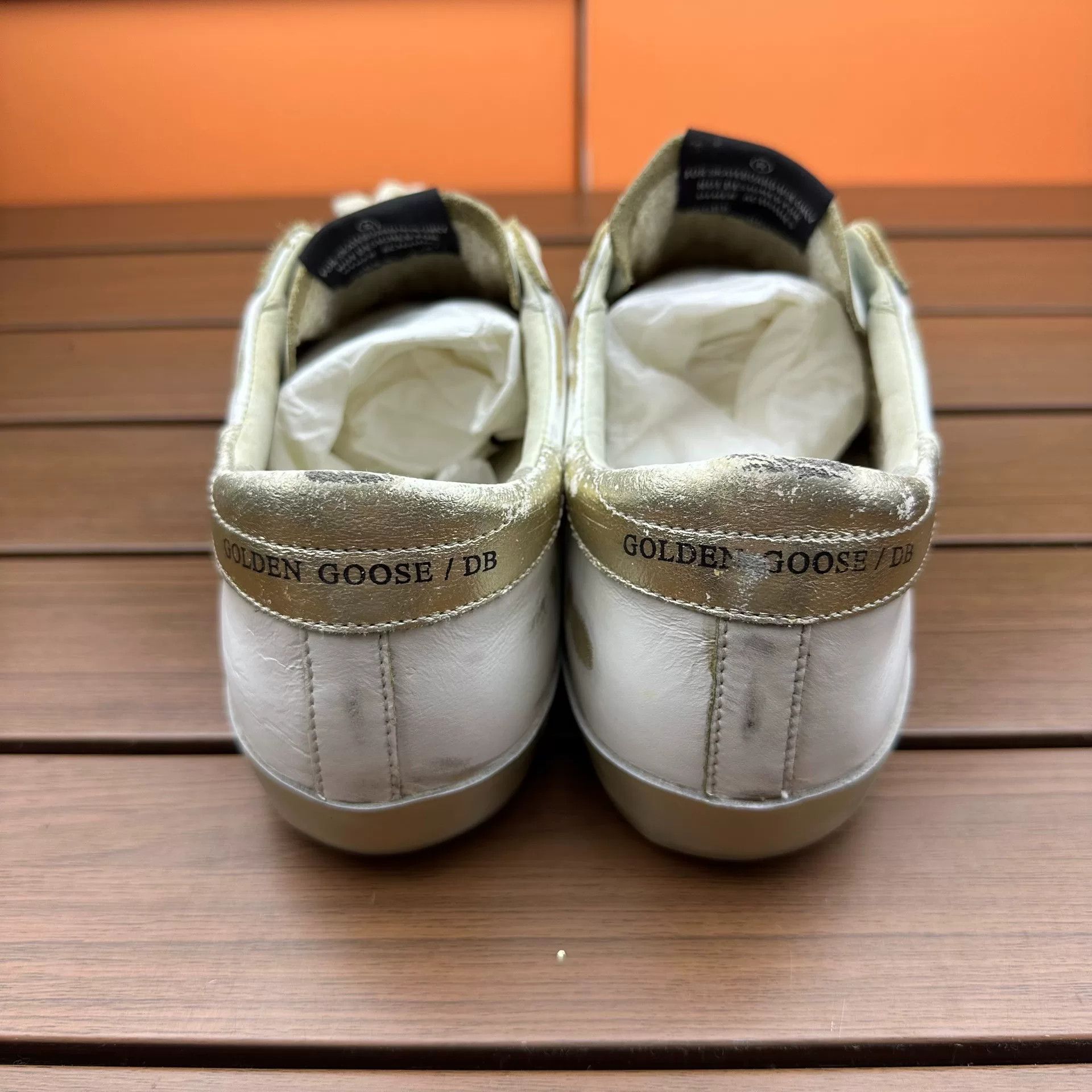 Golden Goose Golden Goose Distressed Yellow Lowtop Sneakers it_36 Women Size US 6 / IT 36 - 5 Thumbnail