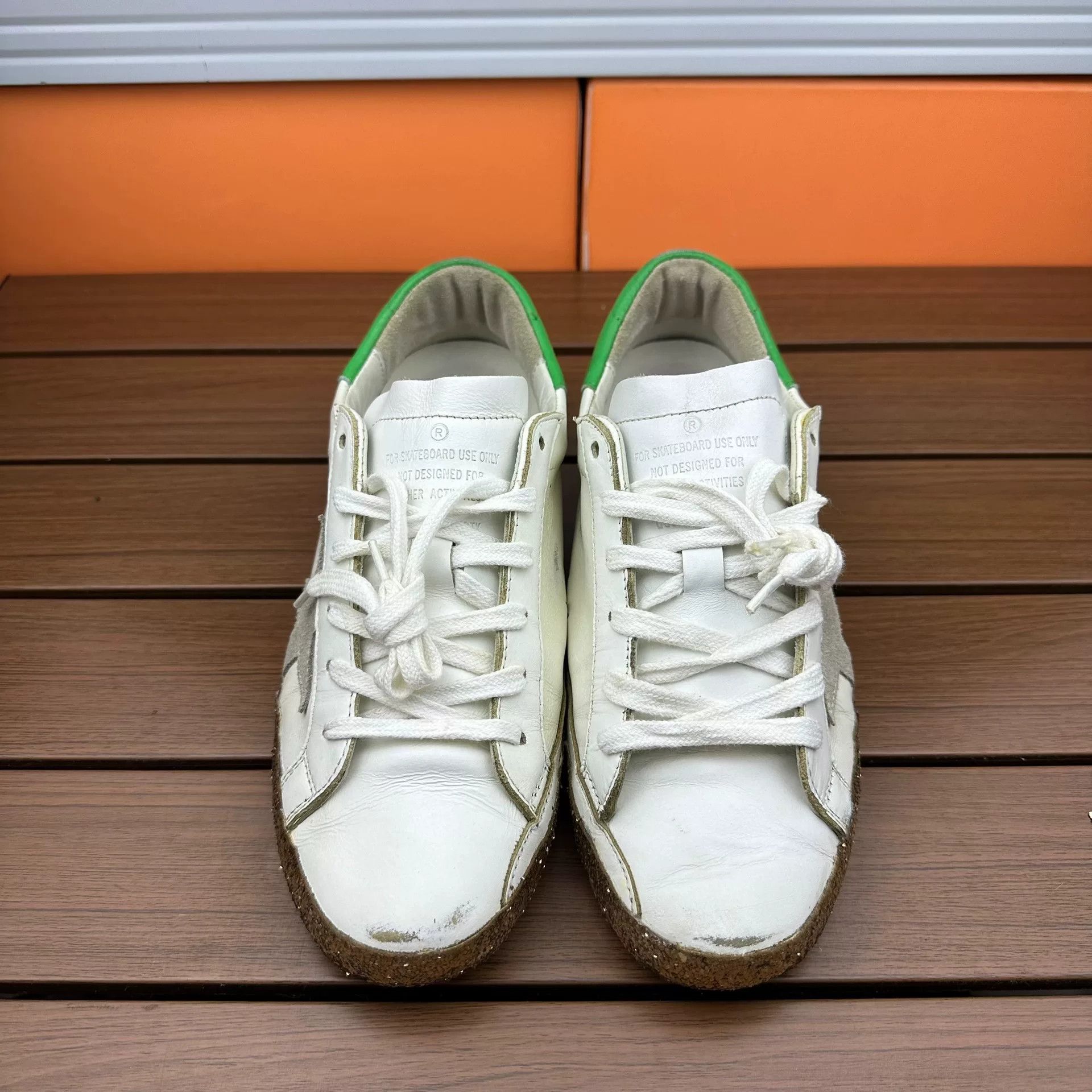 Golden Goose Golden Goose Distressed Yellow Lowtop Sneakers it_36 Women Size US 6 / IT 36 - 2 Thumbnail