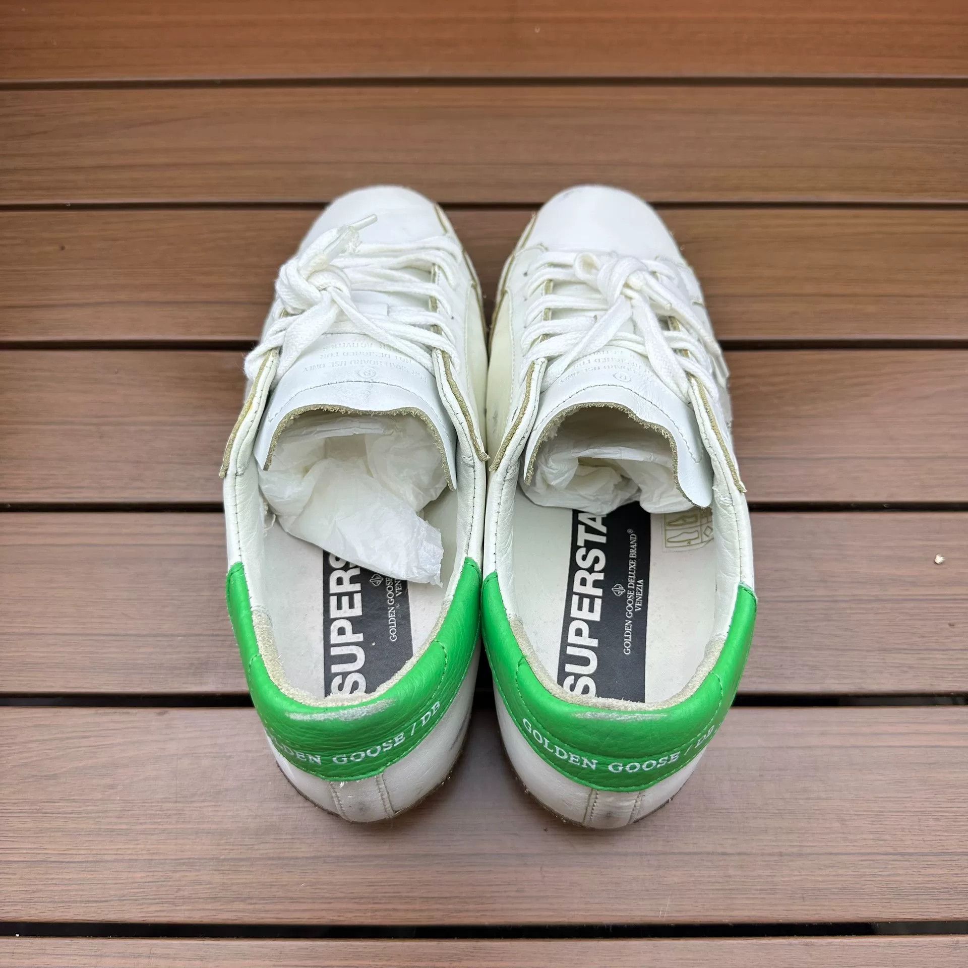 Golden Goose Golden Goose Distressed Yellow Lowtop Sneakers it_36 Women Size US 6 / IT 36 - 3 Thumbnail