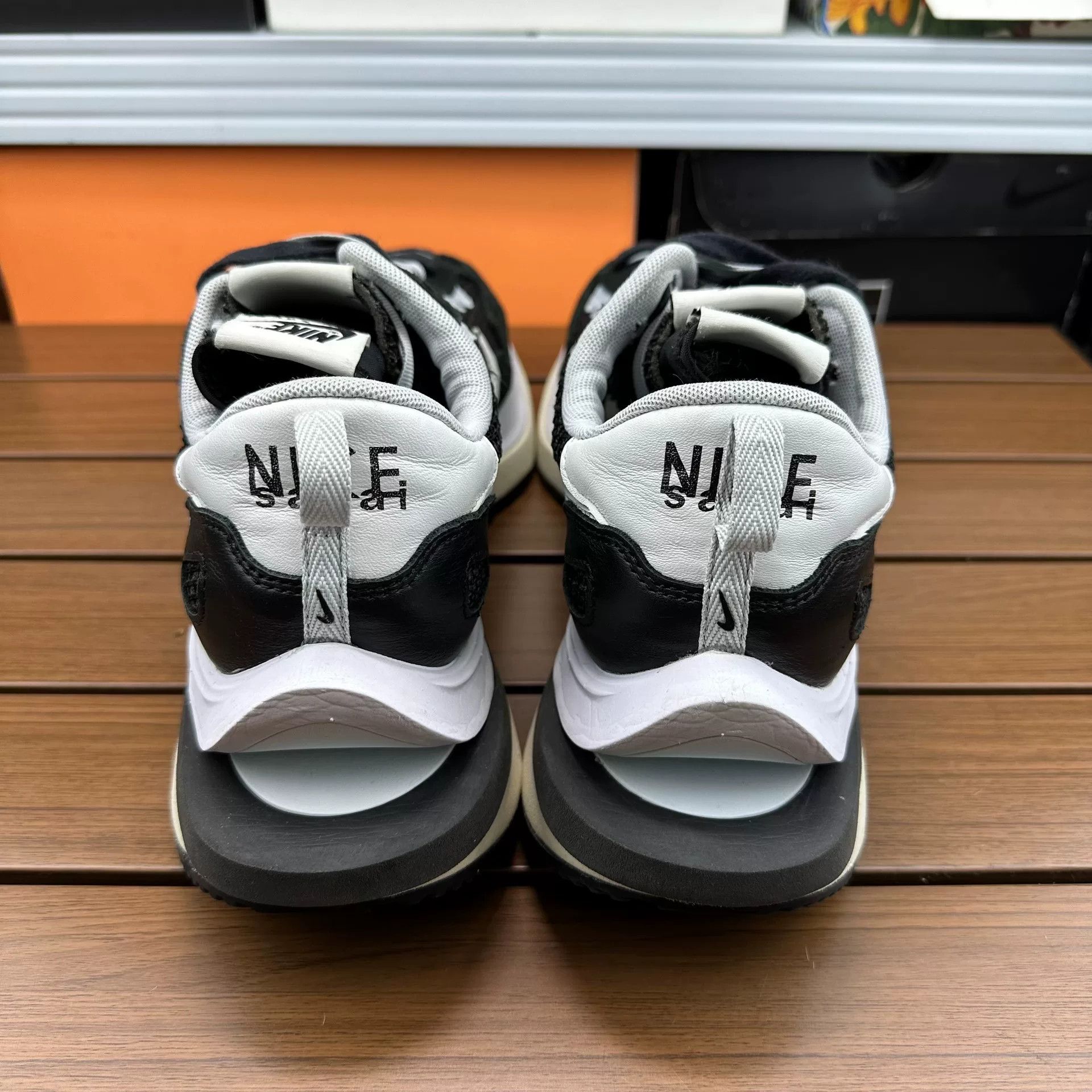 Sacai Sacai Collab Black Lowtop Sneakers 13 Men Size US 13 / EU 46 - 5 Thumbnail