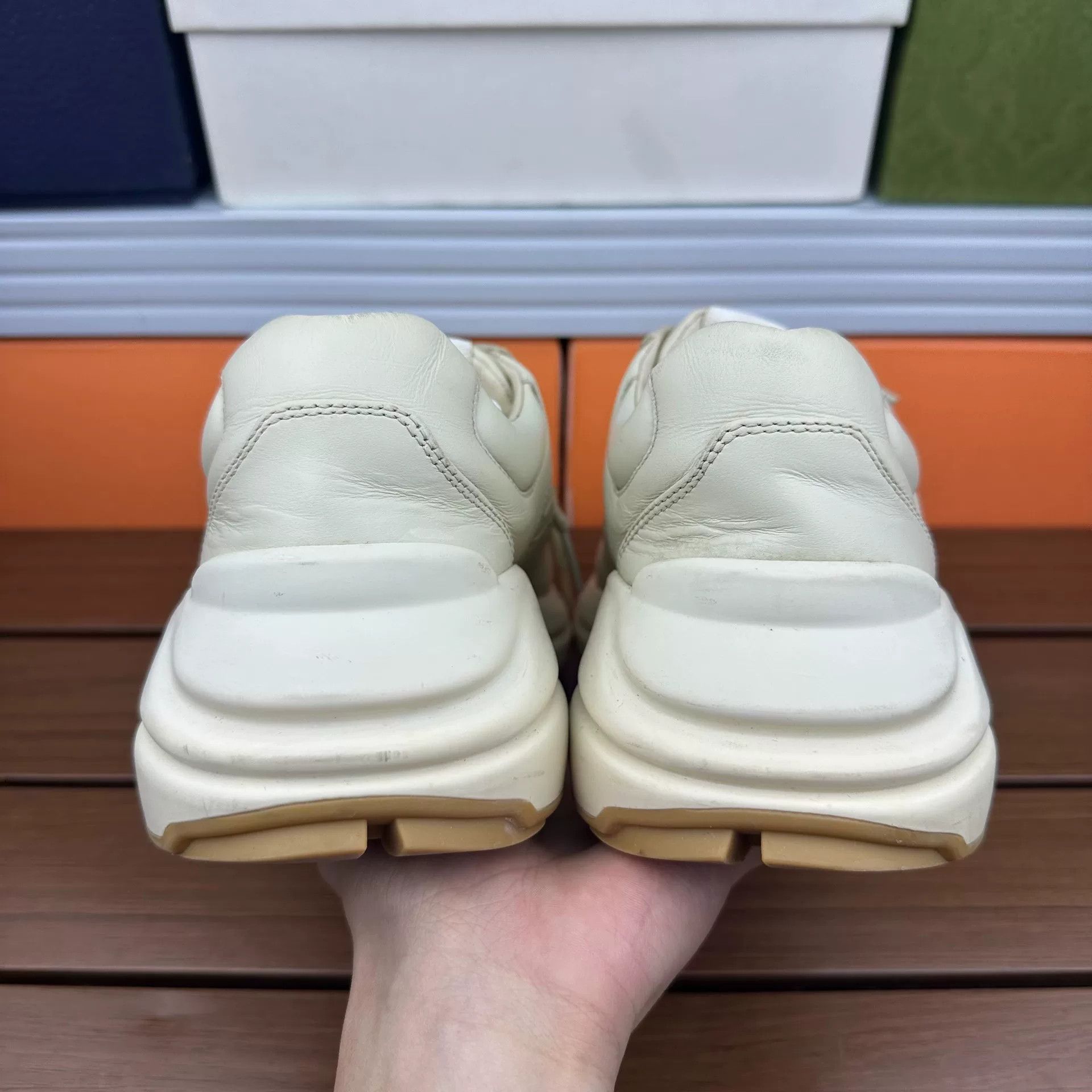 Gucci Gucci Printed Beige Lowtop Sneakers it_37 Women Size US 7 / IT 37 - 6 Thumbnail