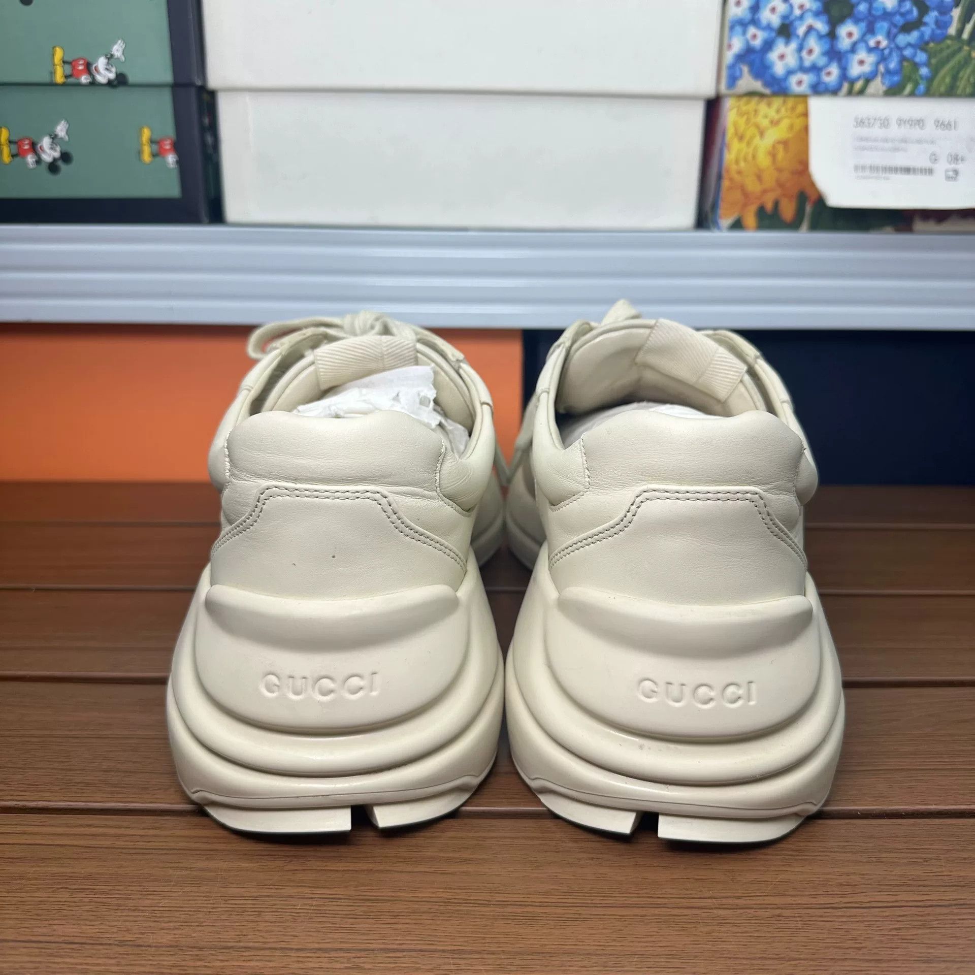 Gucci Gucci Leather White Lowtop Sneakers 8 Men Size US 8 / EU 41 - 6 Thumbnail