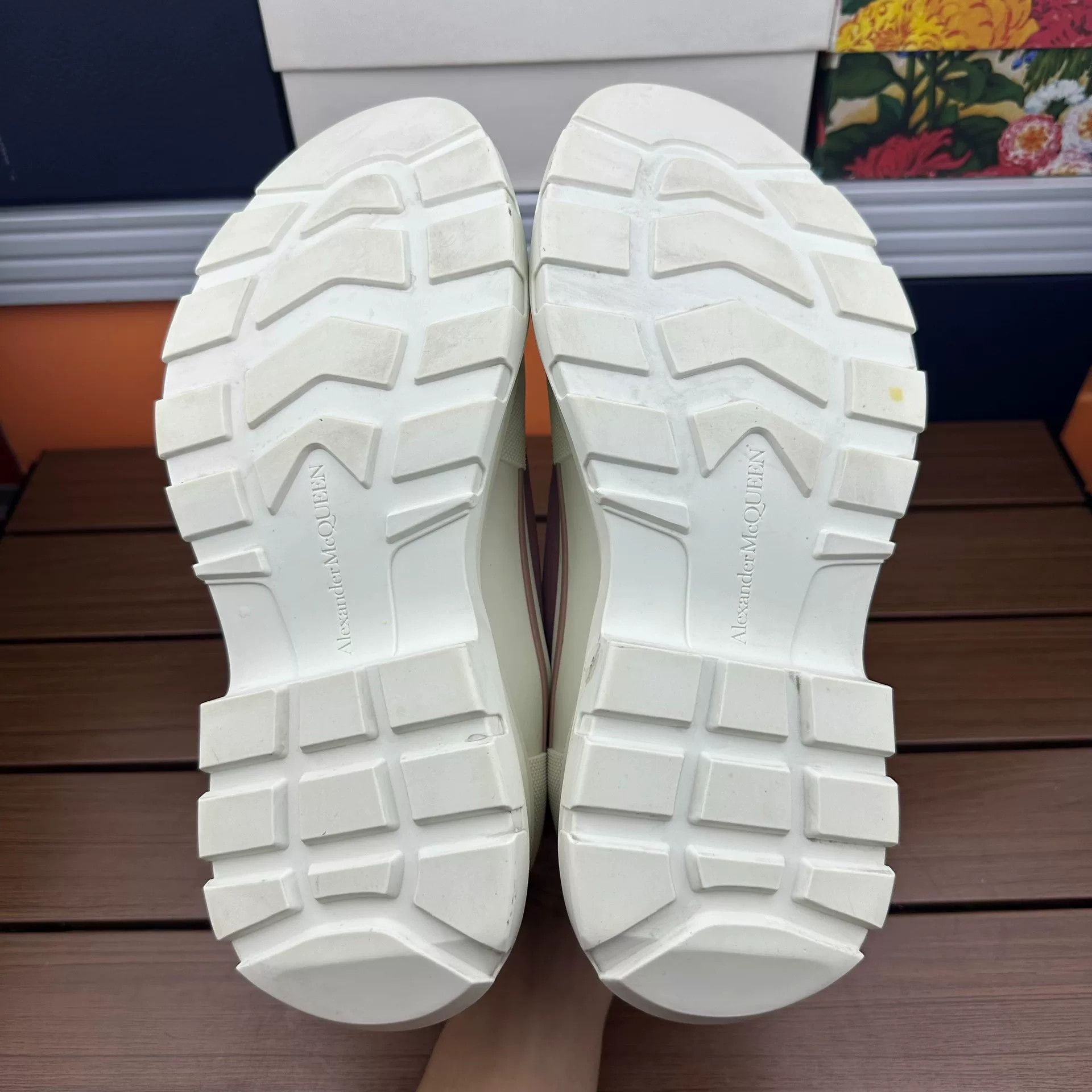 Alexander McQueen Alexander McQueen Pink Lowtop Sneakers it_37 Women Size US 7 / IT 37 - 7 Thumbnail