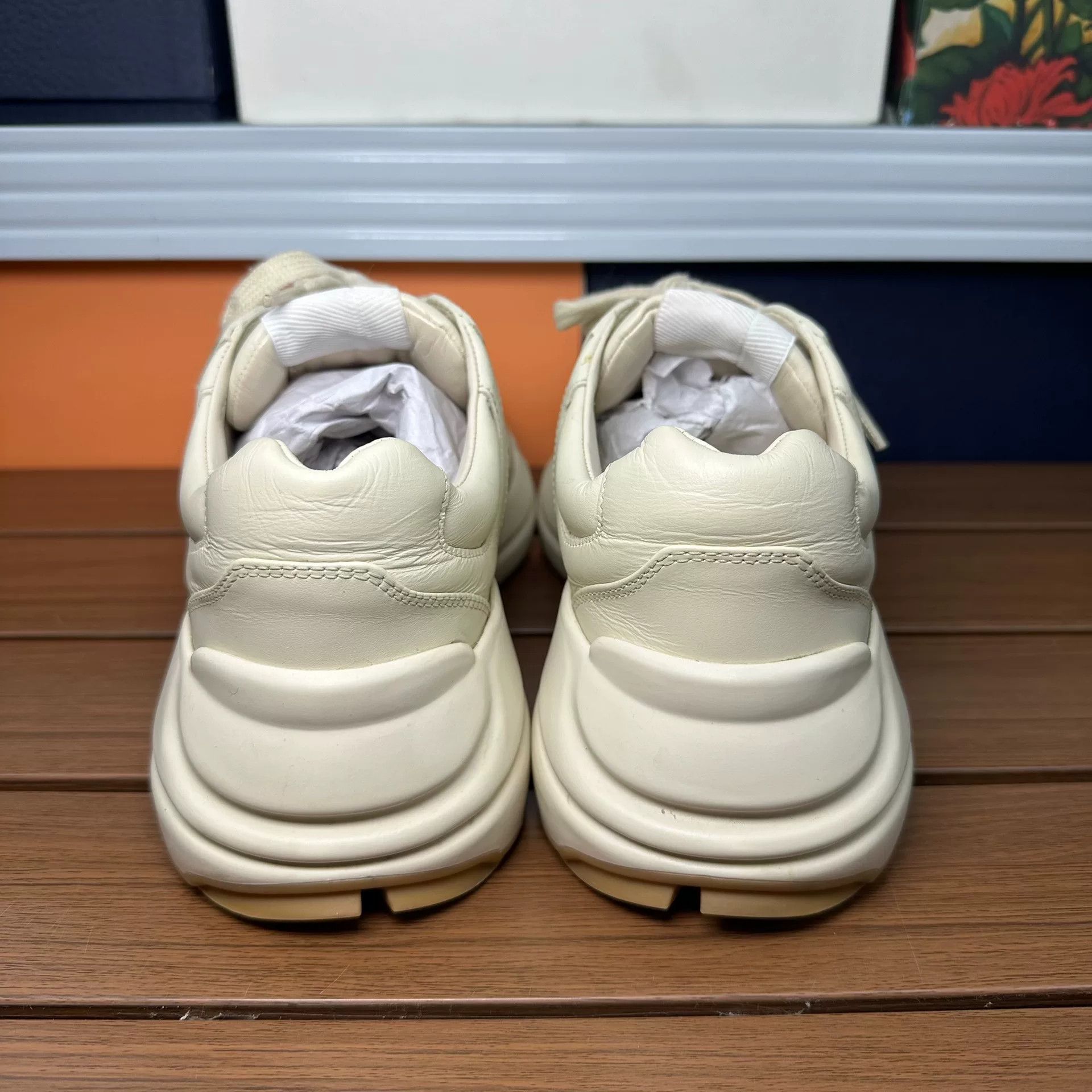 Gucci Gucci Printed Beige Lowtop Sneakers it_36 Women Size US 6 / IT 36 - 6 Thumbnail