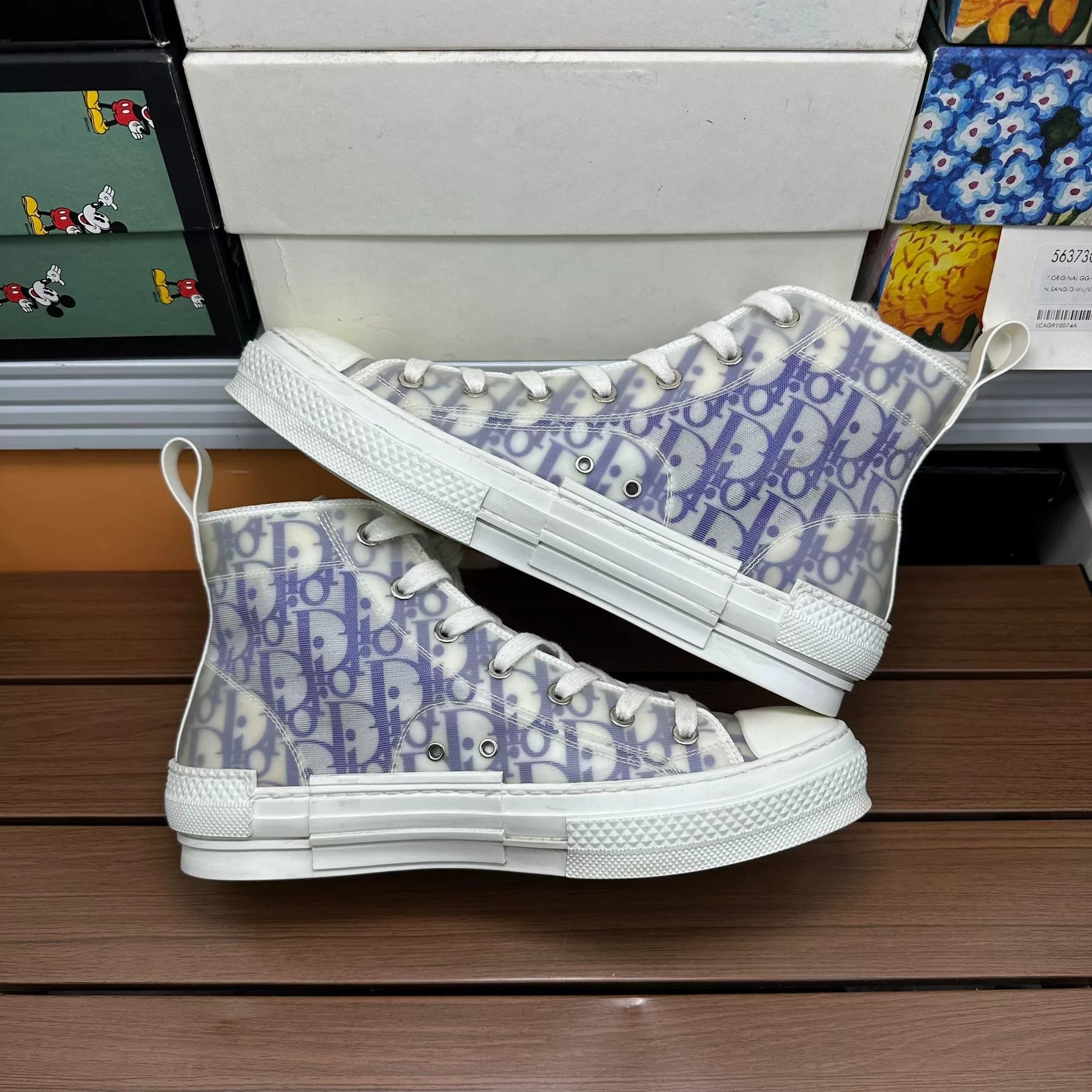 Dior Dior Collab Hitop Sneakers 7 Men Size US 7 / EU 40 - 3 Thumbnail