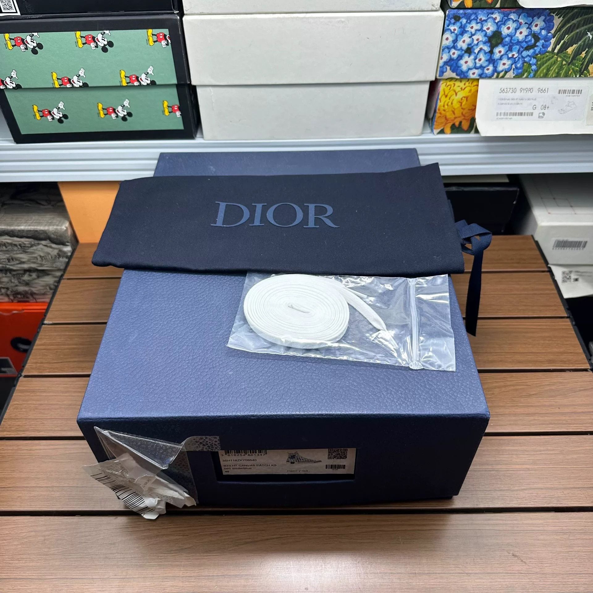 Dior Dior Collab Hitop Sneakers 7 Men Size US 7 / EU 40 - 8 Thumbnail