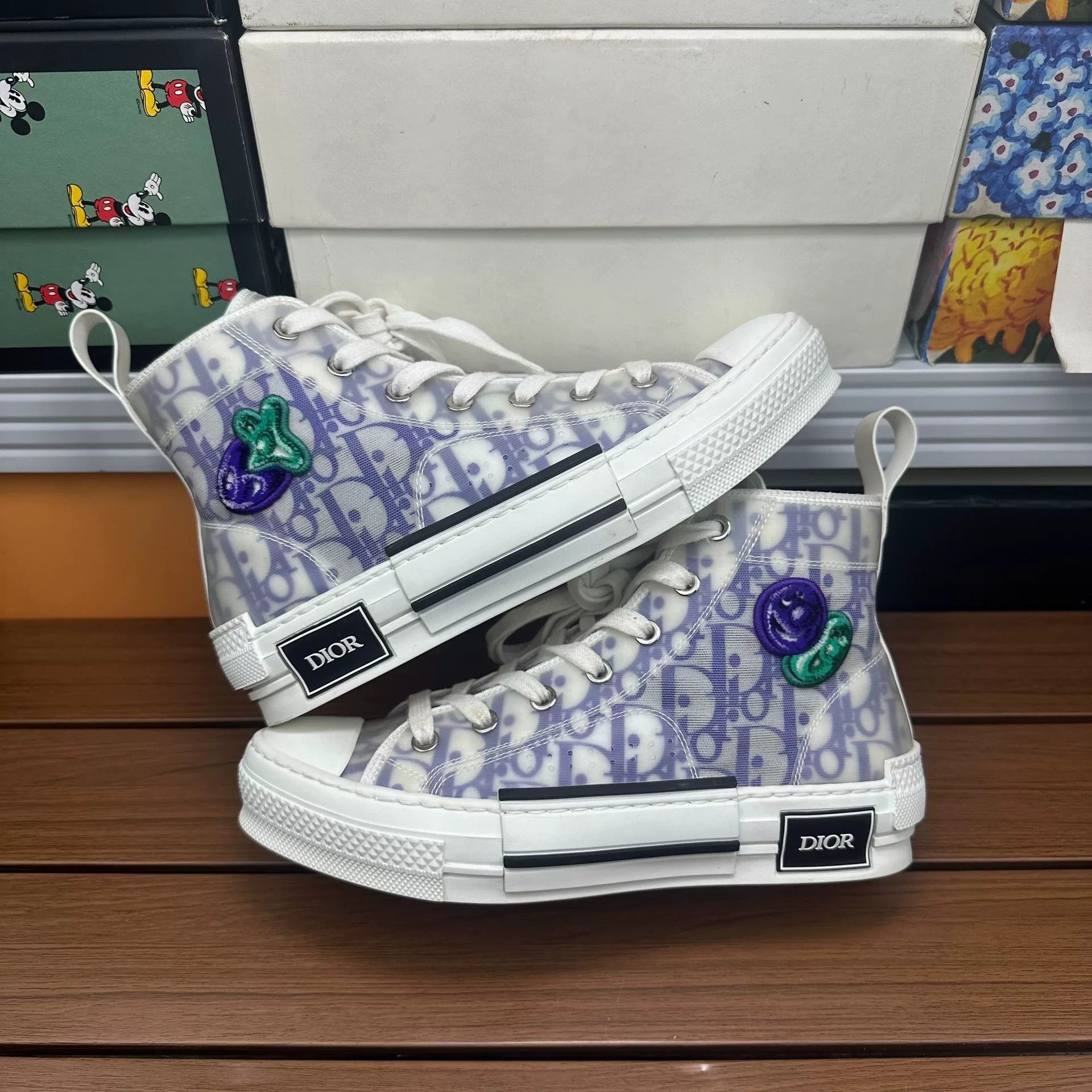 Dior Dior Collab Lowtop Sneakers 5 Men Size US 5 / EU 37 - 2 Thumbnail