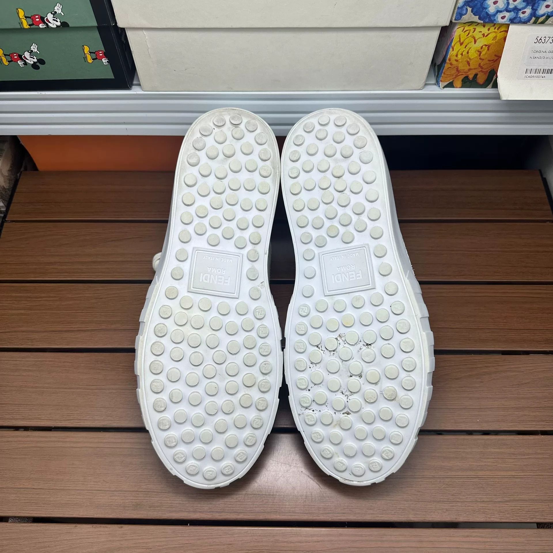 Fendi Fendi White Lowtop Sneakers 10 Men Size US 10 / EU 43 - 7 Thumbnail