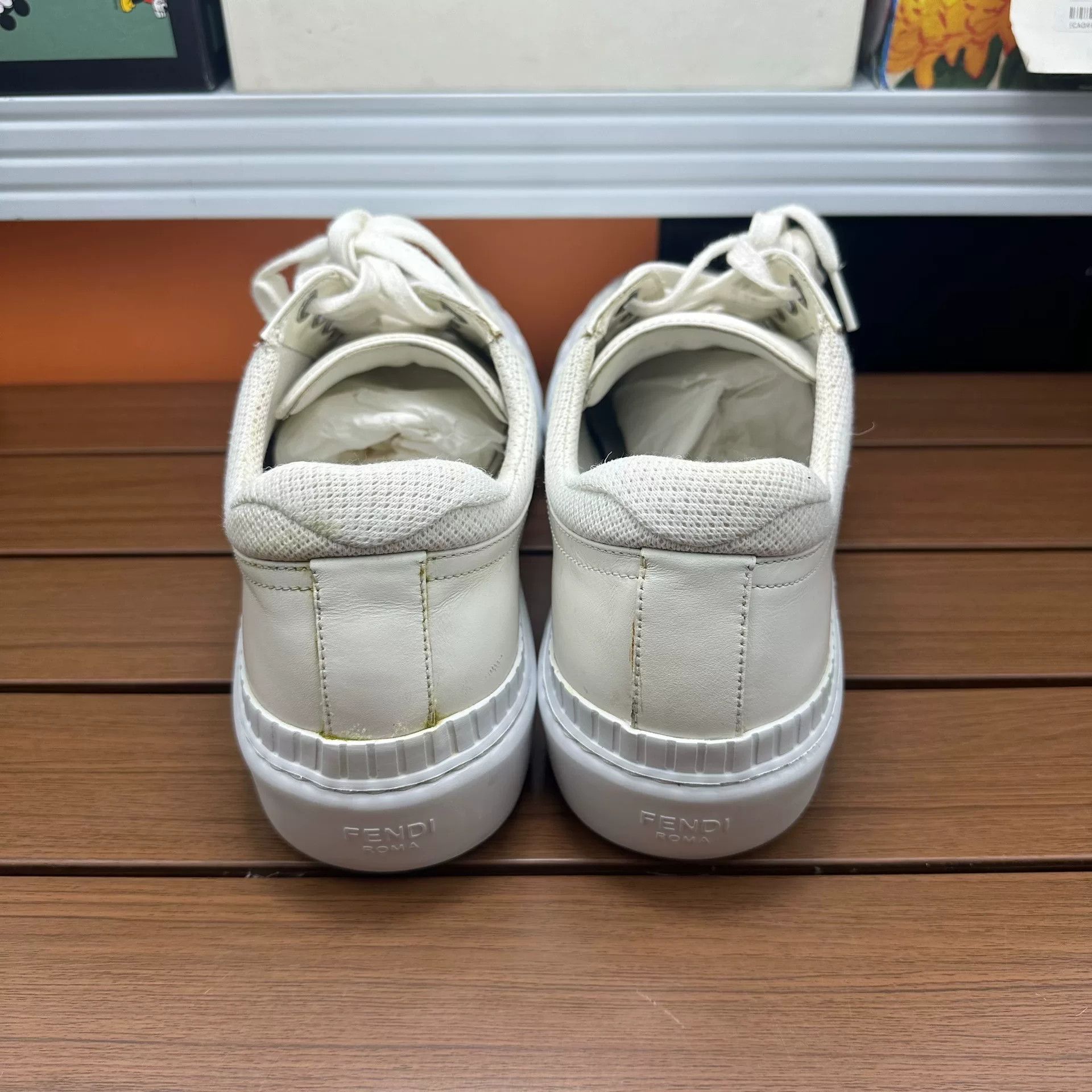 Fendi Fendi White Lowtop Sneakers 10 Men Size US 10 / EU 43 - 6 Thumbnail