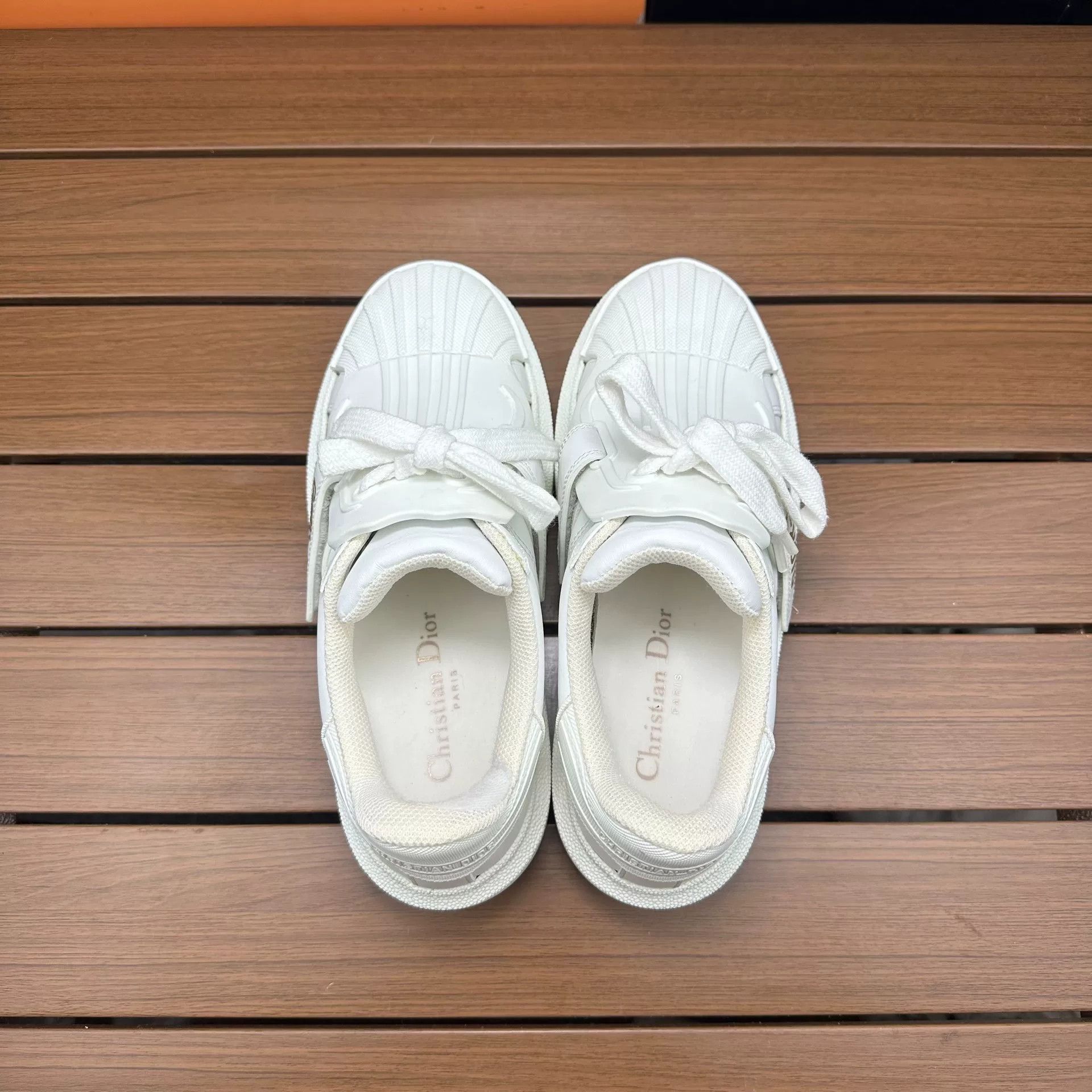 Dior Dior White Lowtop Sneakers it_34-5 Women Size US 4.5 / IT 34.5 - 5 Thumbnail