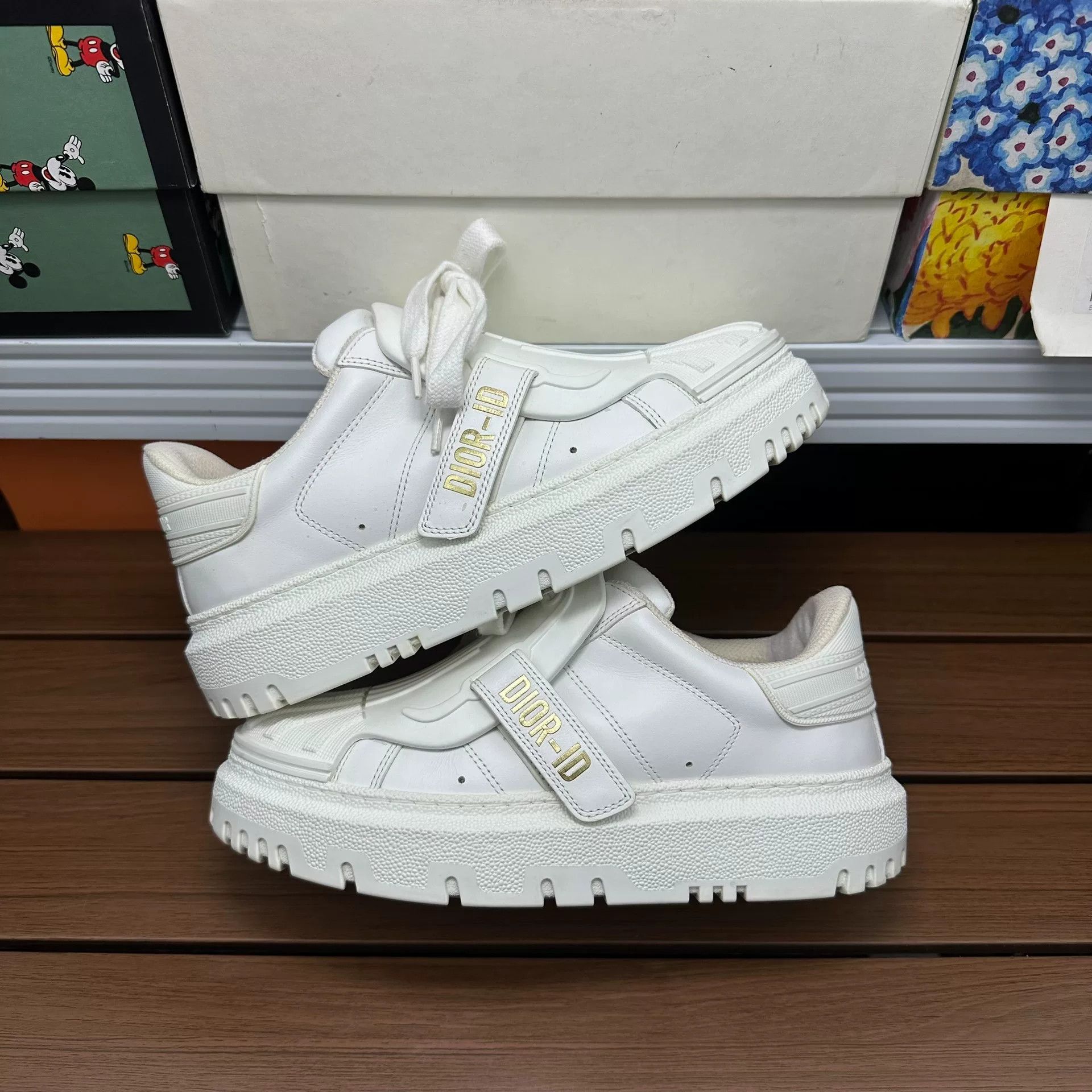 Dior Dior White Lowtop Sneakers it_34-5 Women Size US 4.5 / IT 34.5 - 2 Thumbnail