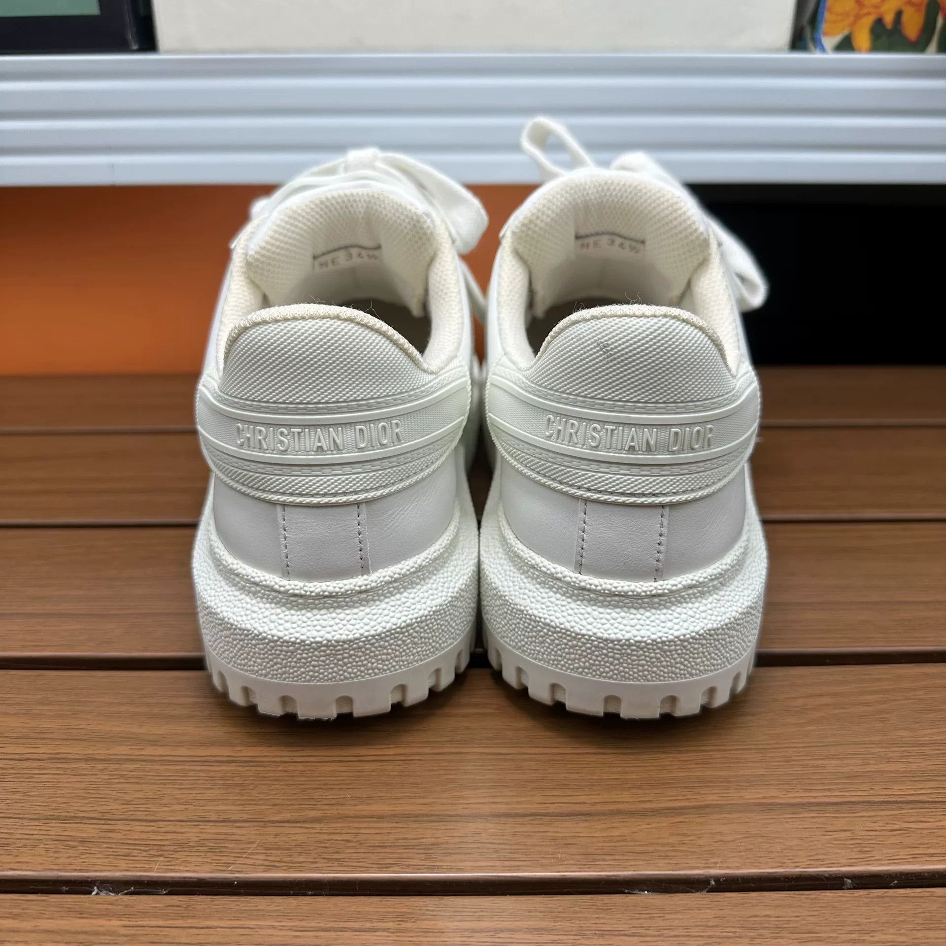 Dior Dior White Lowtop Sneakers it_34-5 Women Size US 4.5 / IT 34.5 - 6 Thumbnail