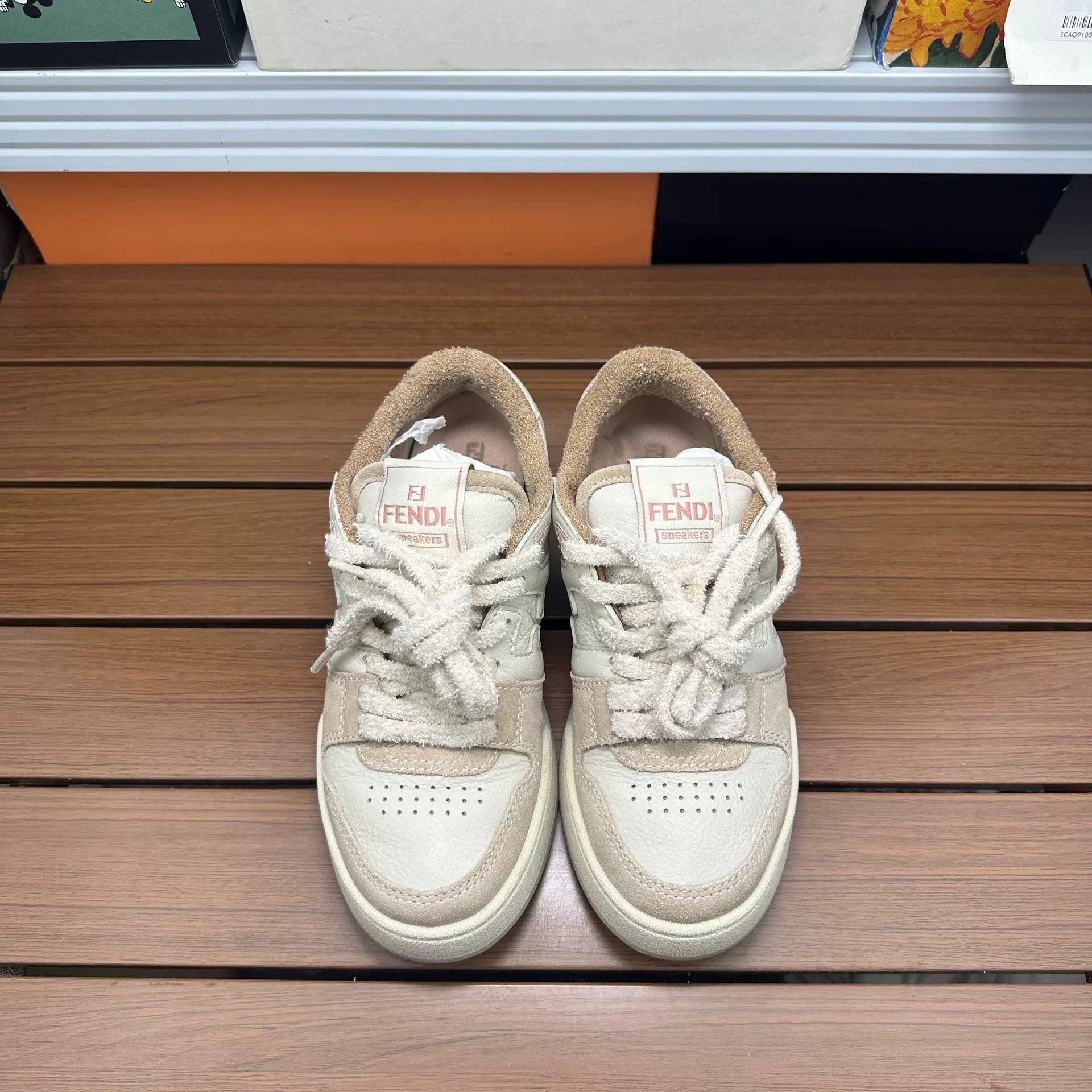 Fendi Fendi Red Lowtop Sneakers it_35 Women Size US 5 / IT 35 - 4 Thumbnail
