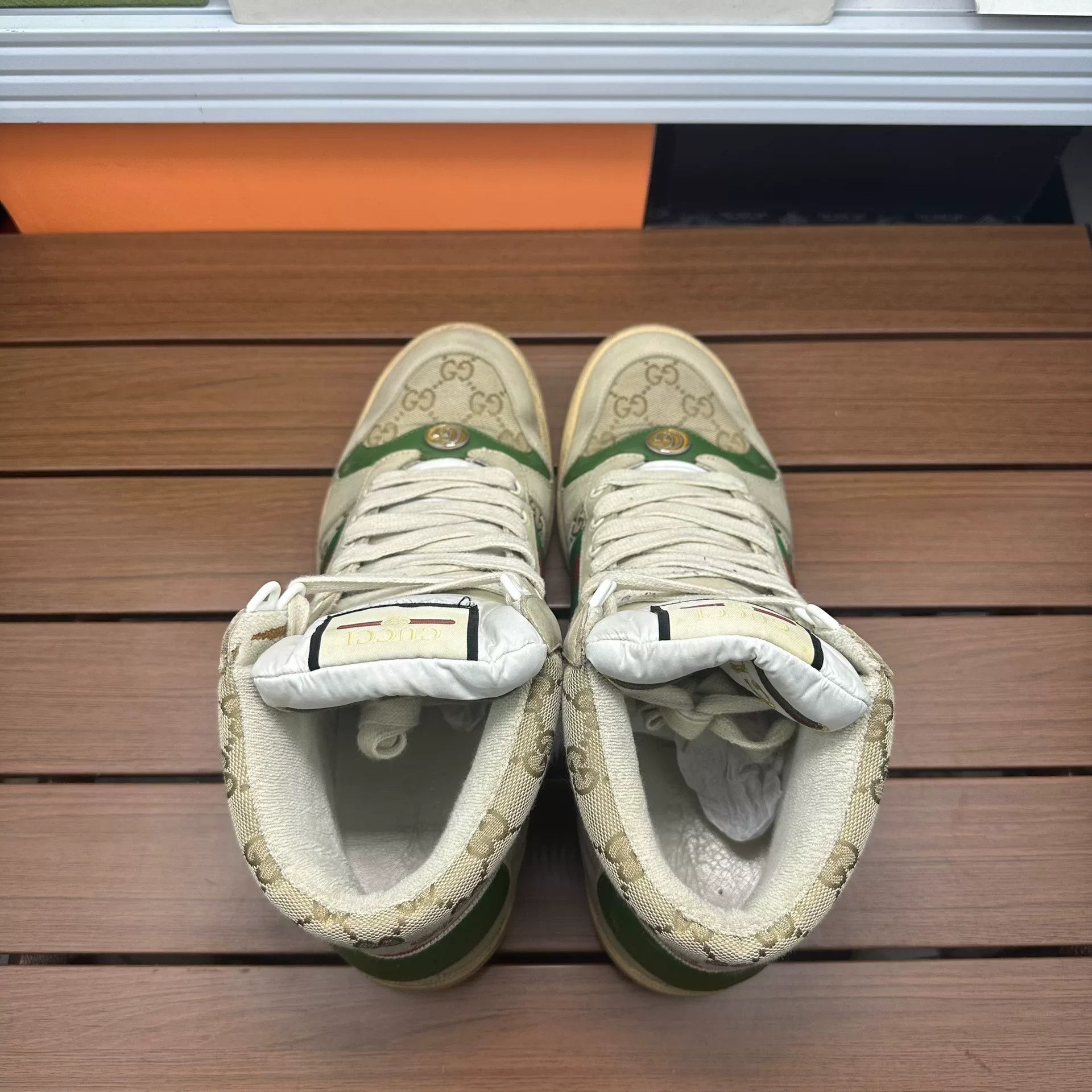 Gucci Gucci Distressed Hitop Sneakers 9 Men Size US 9 / EU 42 - 4 Thumbnail