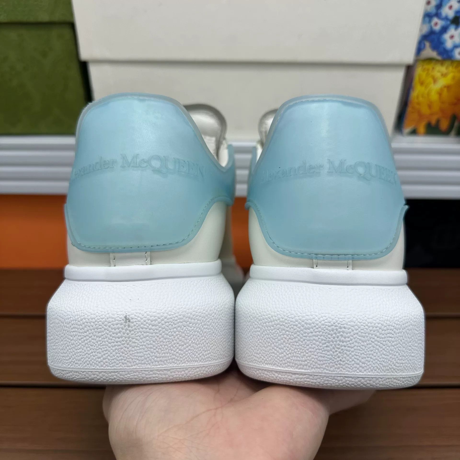 Alexander McQueen Alexander McQueen Blue Lowtop Sneakers 7 Men Size US 7 / EU 40 - 5 Thumbnail
