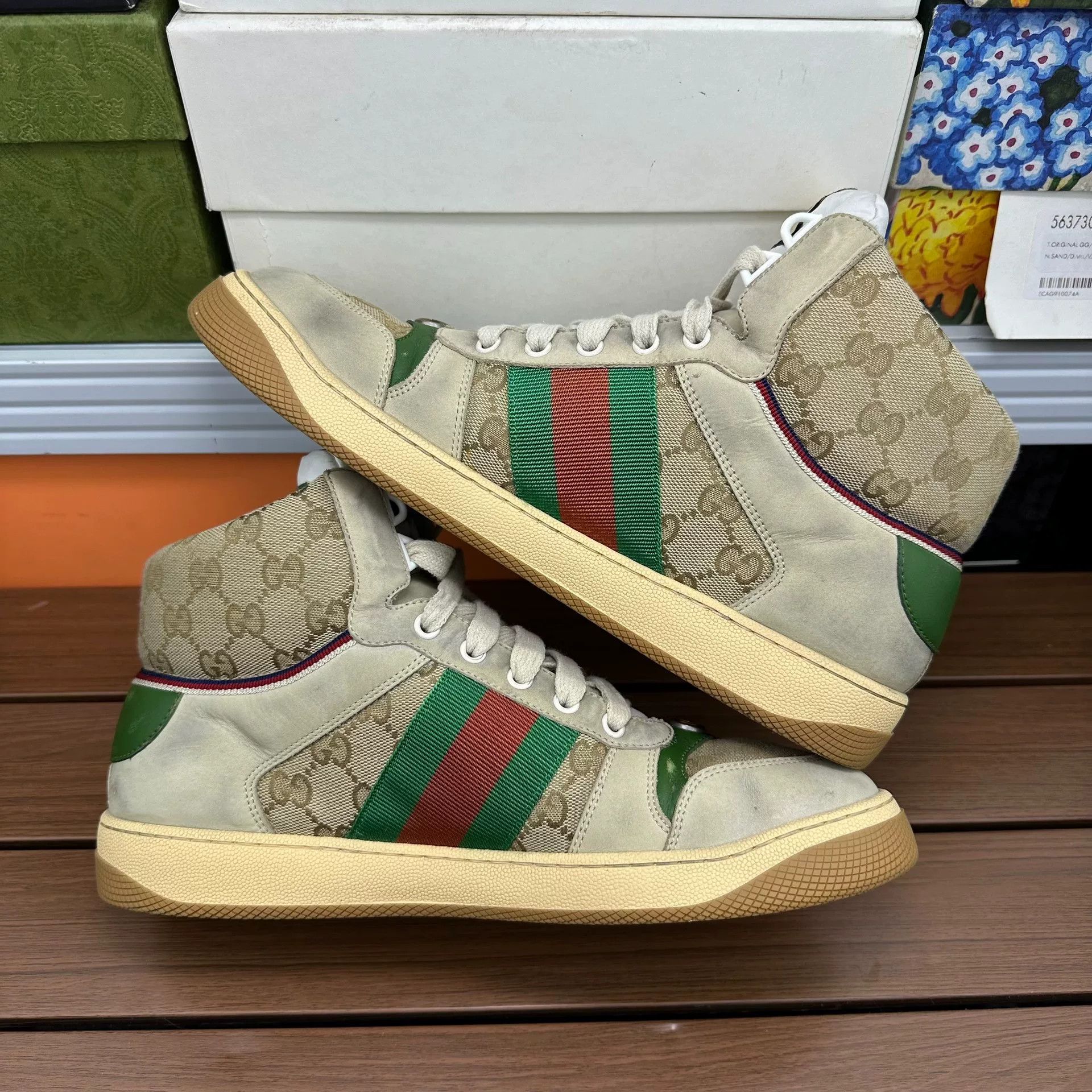 Gucci Gucci Distressed Lowtop Sneakers 9 Men Size US 9 / EU 42 - 2 Thumbnail